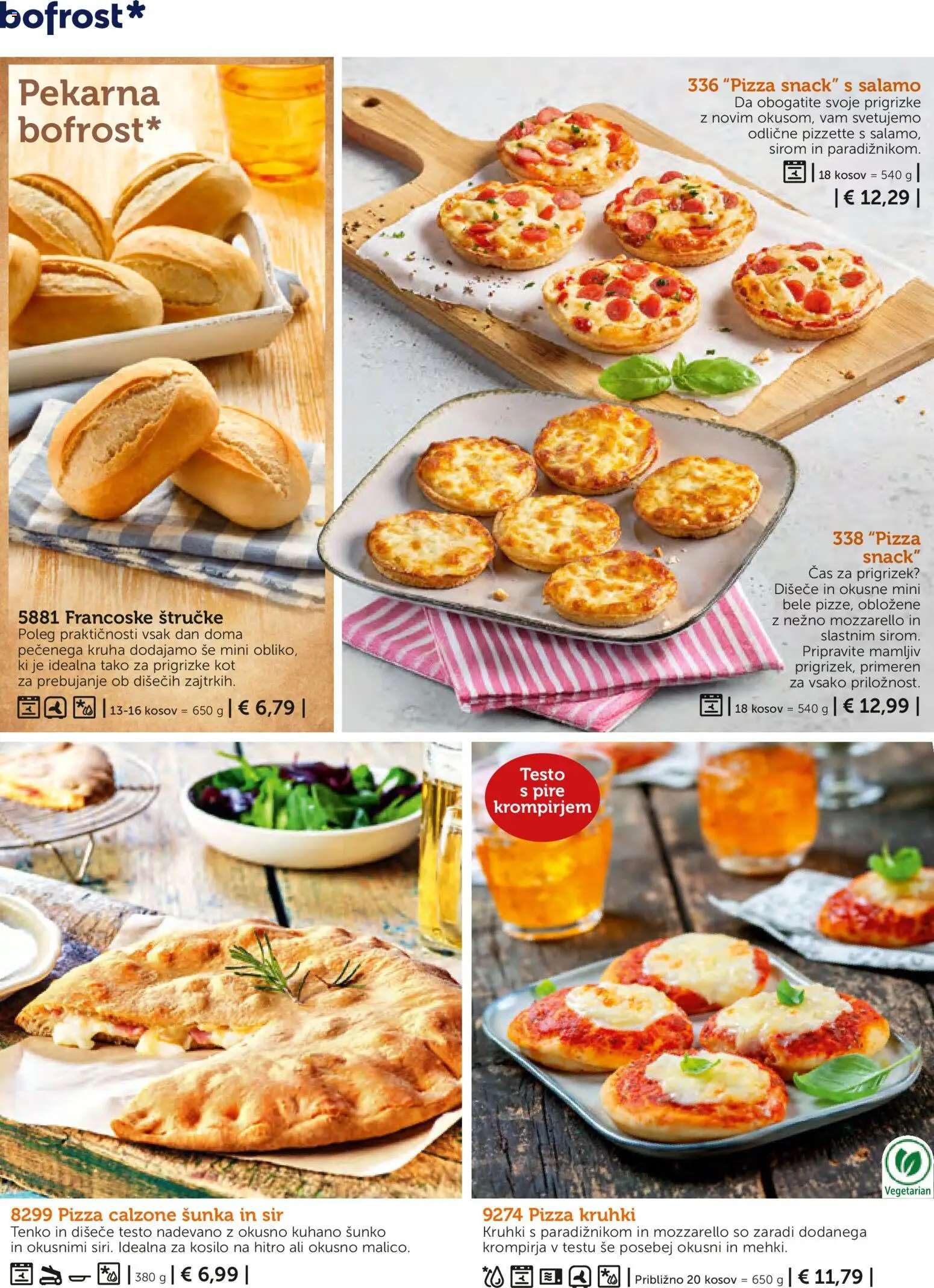Novi Bofrost katalog ponudbe – veljaven od 01.11.2025 | Stran: 22 | Izdelki: Pekarna, Sir, Sunka