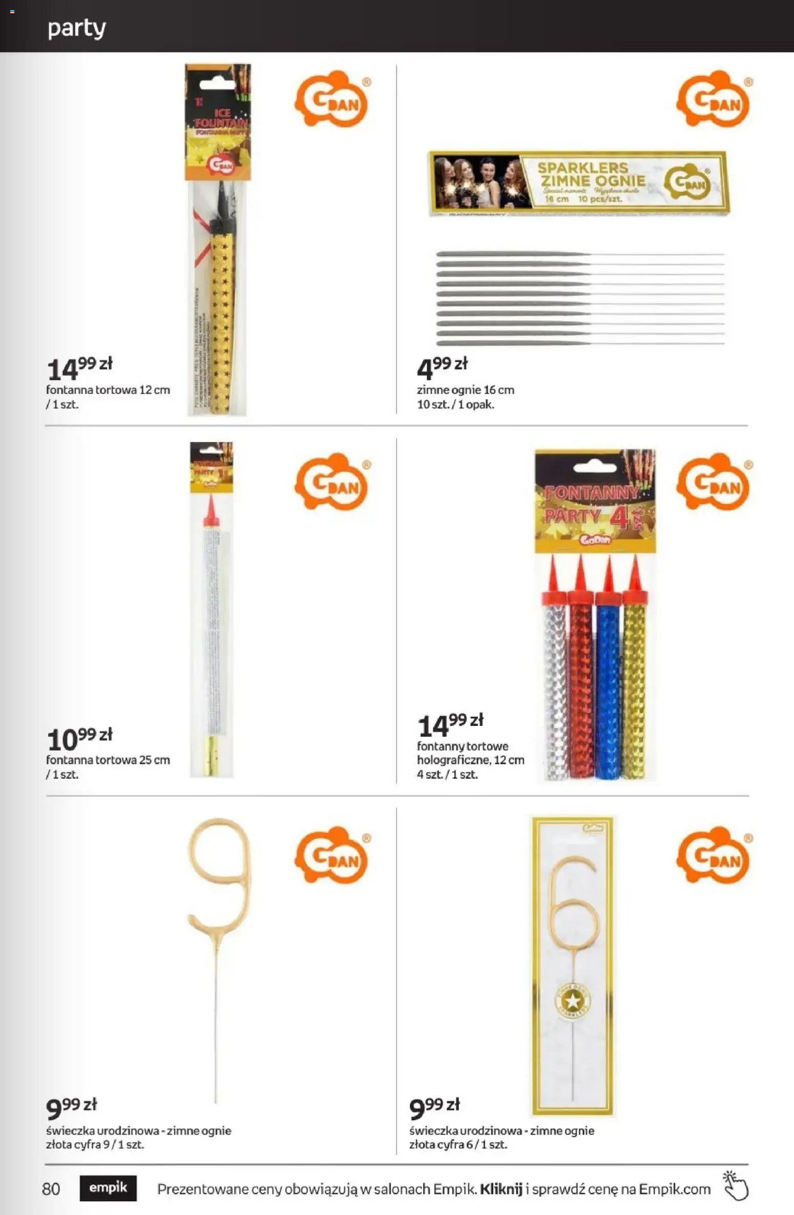 Empik promocje - Tom kultury Zabawki od 25.02.2026 | Strona: 21 | Produkty: Zimne ognie