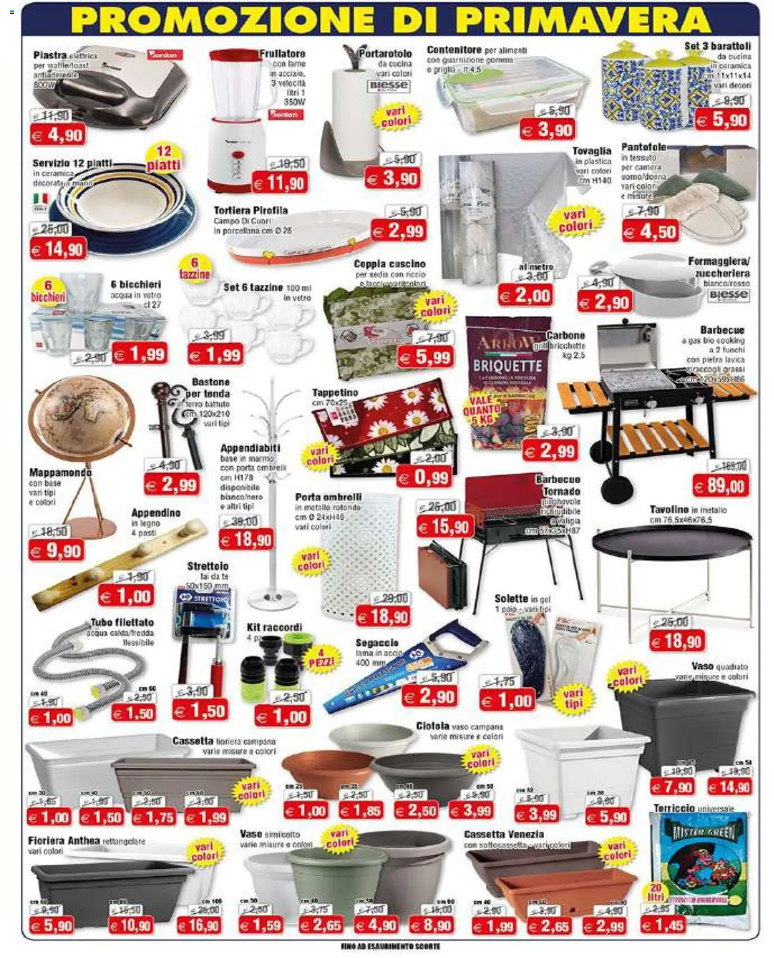 Volantino Magazzini Smart del 25.03.2026 | Pagina: 2 | Prodotti: Tavolino, Pantofole, Tubo, Ciotola