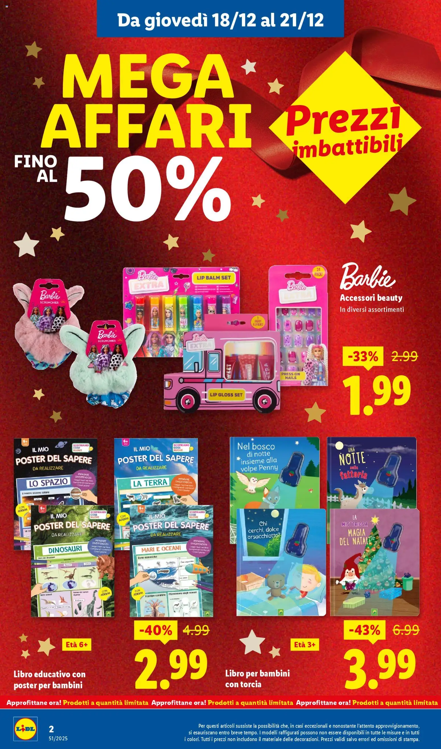 Volantino Lidl del 18.12.2025 | Pagina: 2 | Prodotti: Torcia, Terra