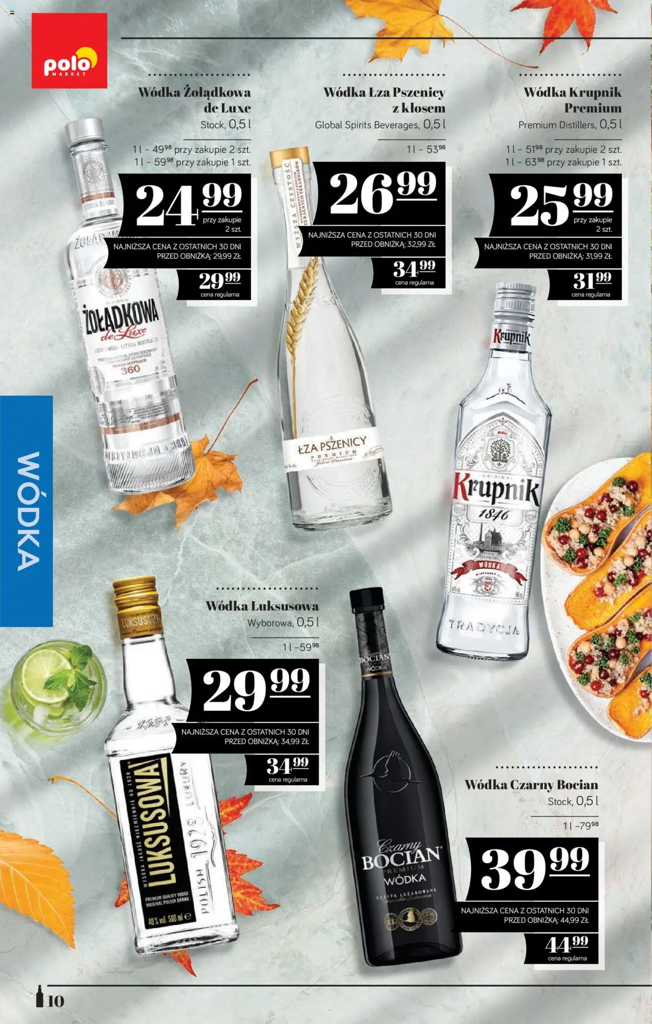 POLOmarket Katalog - Alkoholi od 26.09.2025 | Strona: 10 | Produkty: Wódka Luksusowa, Wódka Czarny bocian, Vodka, Wódka