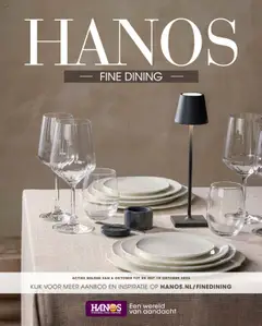 Hanos - Special Fine Dining 2025 - Voorbeeld van een folder van Hanos, geldig van 06.10.2025
