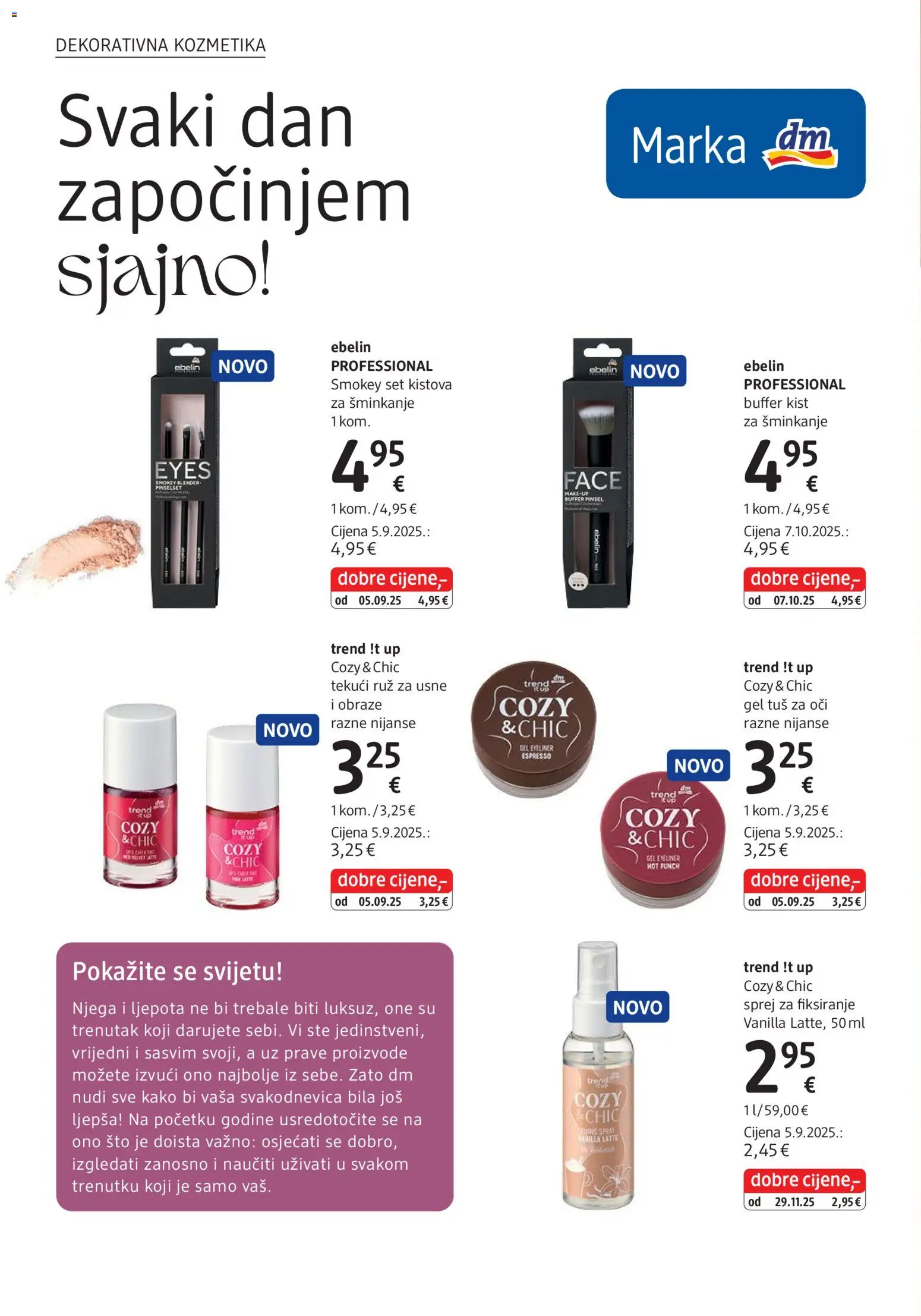 DM katalog | vrijedi od 01.01.2026 | Stranica: 32 | Proizvodi: Tuš, Kist, Tuš za oči, Ruž