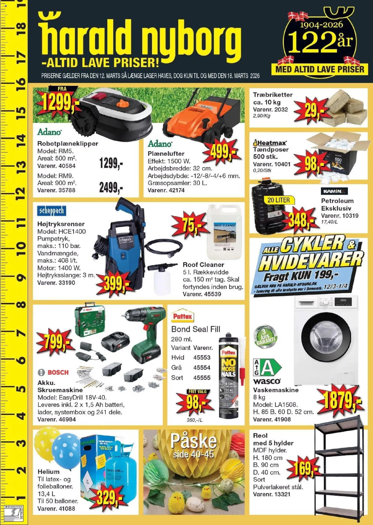 Harald Nyborg tilbudsavis – gyldig fra 12.03.2026 | Side: 1 | Produkter: Vaskemaskine