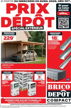 Brico Dépôt - Prévisualisation de Brico Dépôt catalogue valide à partir de 29.04.2026