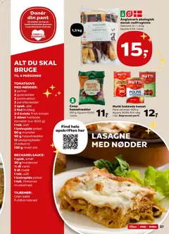 Kvickly - Tilbudsavis gyldig fra 05.12.2025 | Side: 29 | Produkter: Ost, Hvedemel, Lasagneplader, Hasselnødder