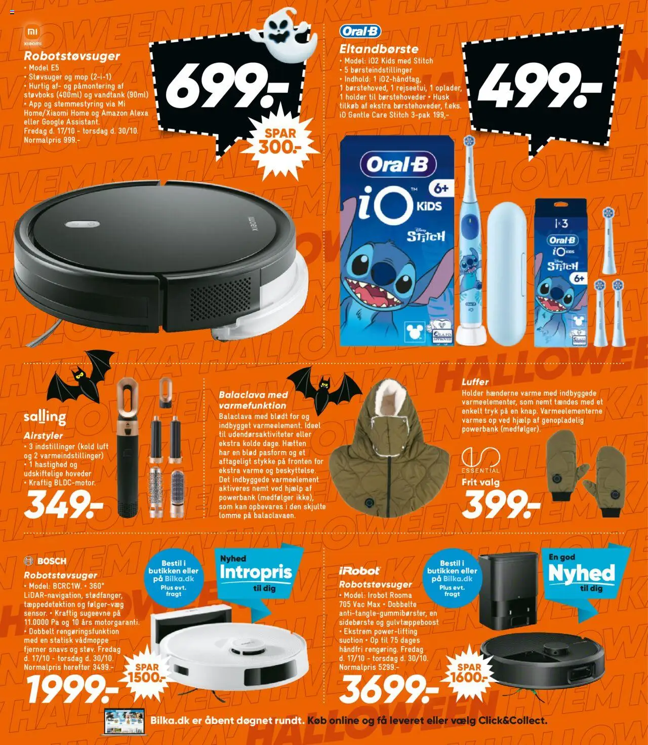 Bilka tilbudsavis – gyldig fra 17.10.2025 | Side: 23 | Produkter: Robotstøvsuger, Eltandbørste, Søm, Støvsuger