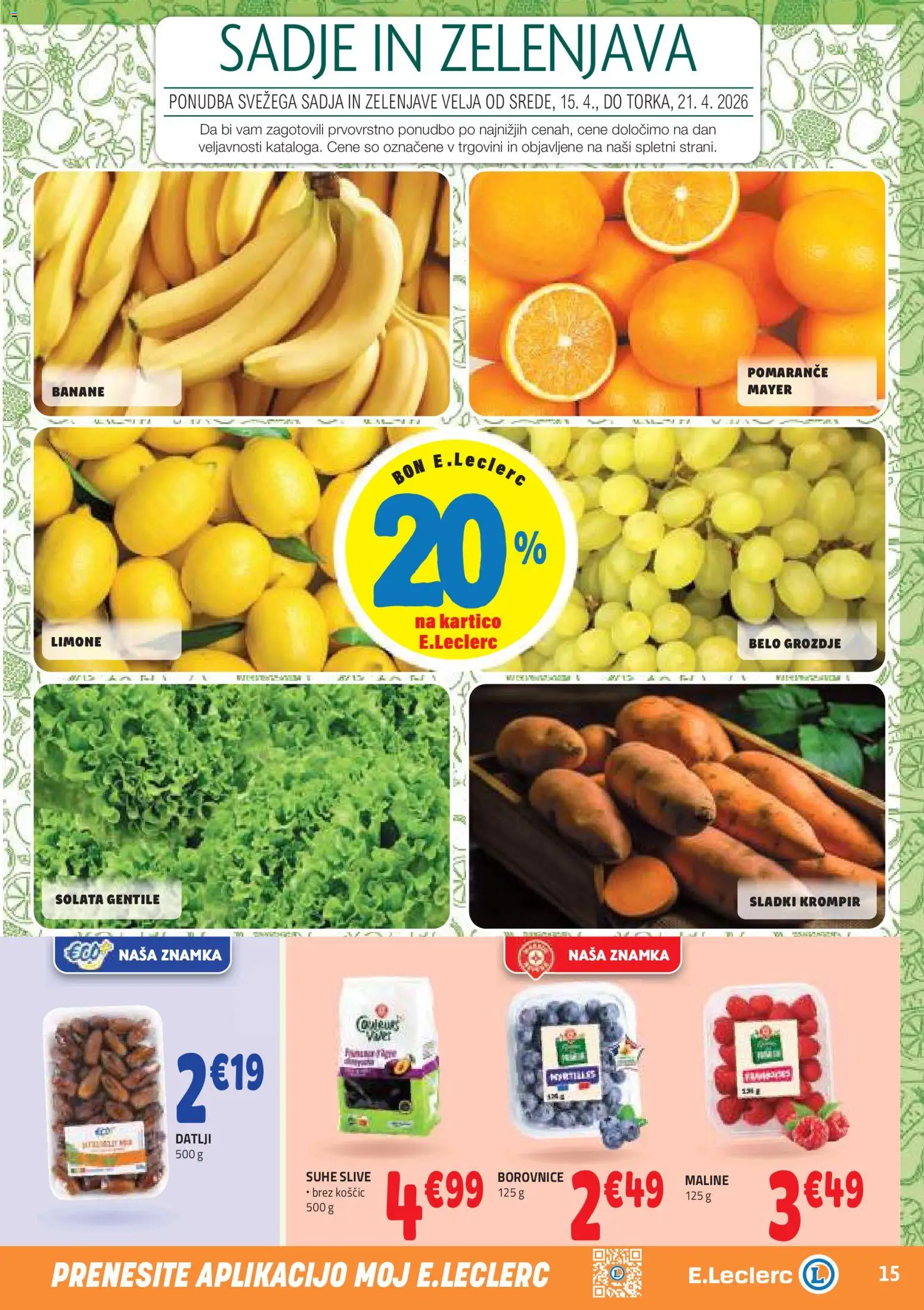 Novi E.leclerc katalog ponudbe – veljaven od 15.04.2026 | Stran: 15
