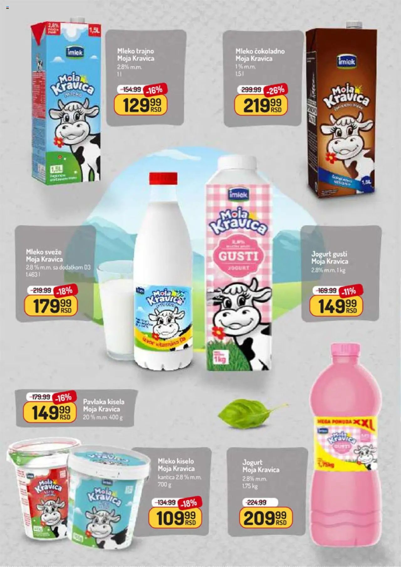 Aman katalog - važi od 18.08.2025 | Strana: 8 | Proizvode: Moja kravica, Mleko, Jogurt, Pavlaka