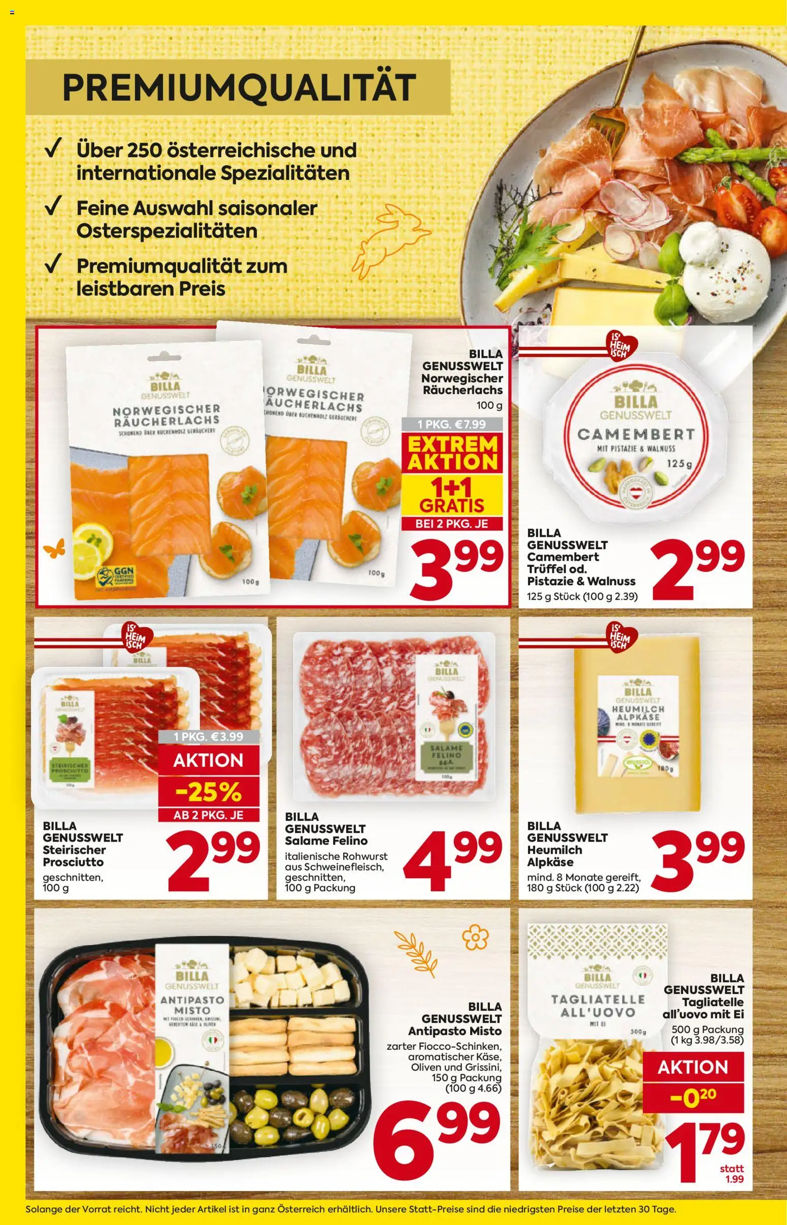 Billa AT akciós ujság - amely érvényes a következő dátumtól: 19.03.2026 | Oldal: 6 | Termékek: Camembert