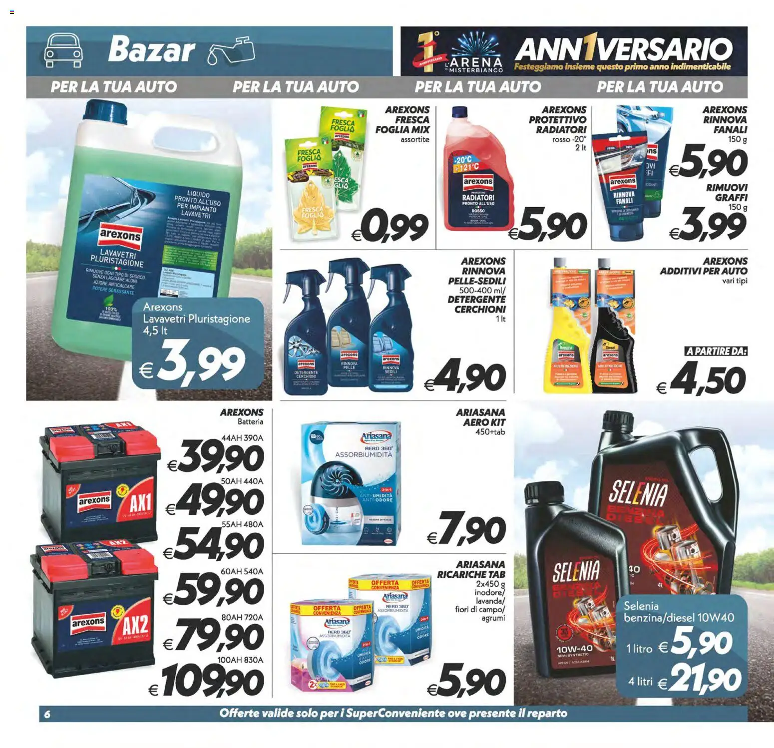 Volantino SuperConveniente del 24.10.2025 | Pagina: 31 | Prodotti: Detergente, Anticalcare, Agrumi, Batteria
