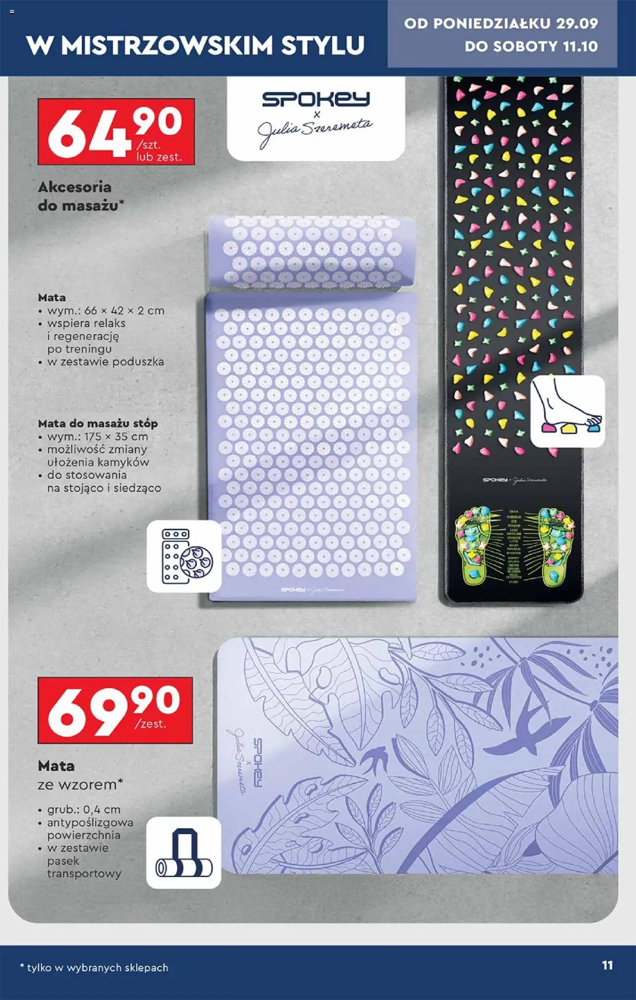Biedronka gazetka - Hity i inspiracje od 29.09.2025 | Strona: 11 | Produkty: Pasek, Poduszka