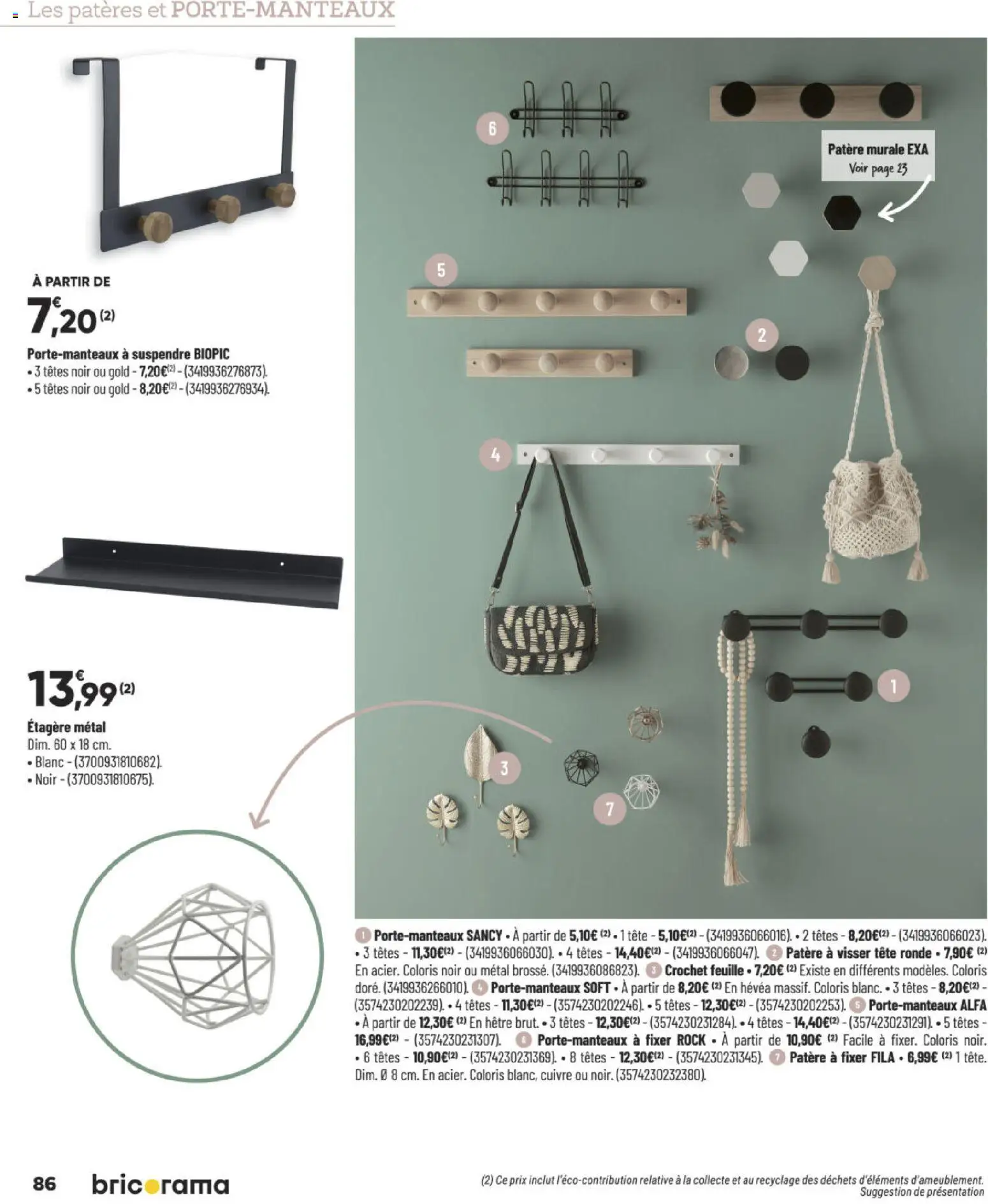 {H1} | Page: 86 | Produits: Étagère