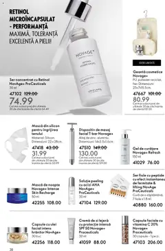 Oriflame catalog 13 2025 – valabil de la 10.09.2025 | Pagină: 38 | Produse: Capsule cu ulei, Cremă de zi, Gel de curățare, Cremă