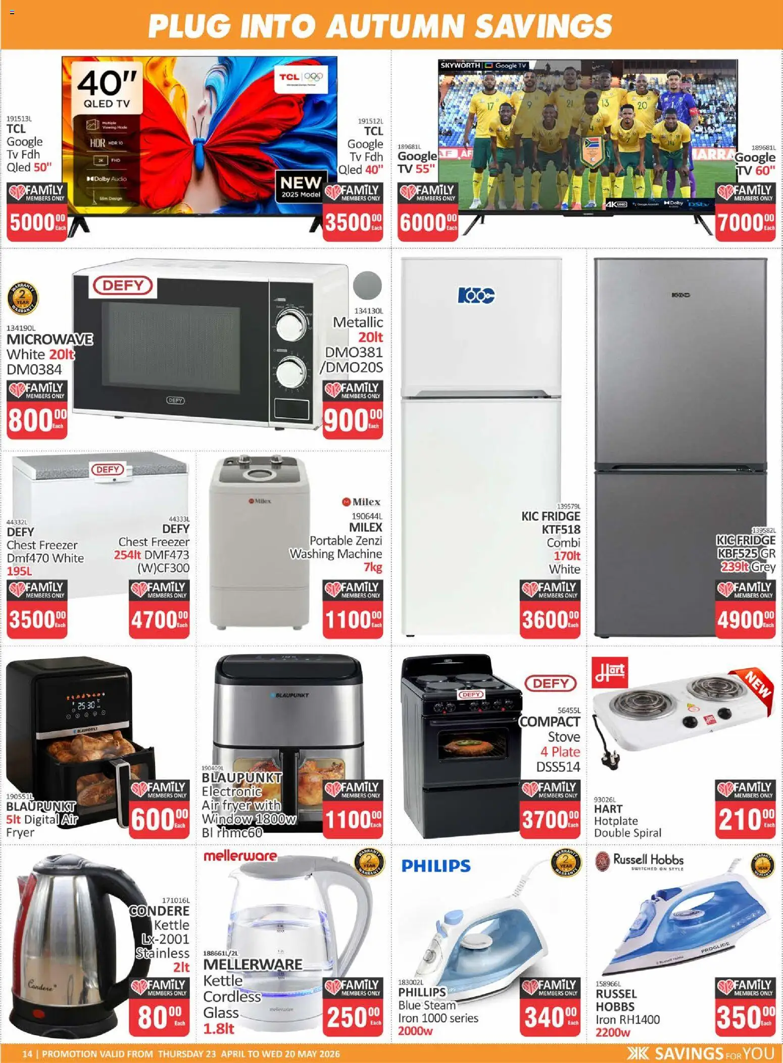 New KIT KAT Cash & Carry catalogue – valid from 23.04.2026 | Page: 14 | Products: Freezer, Plate, Kettle, Fryer