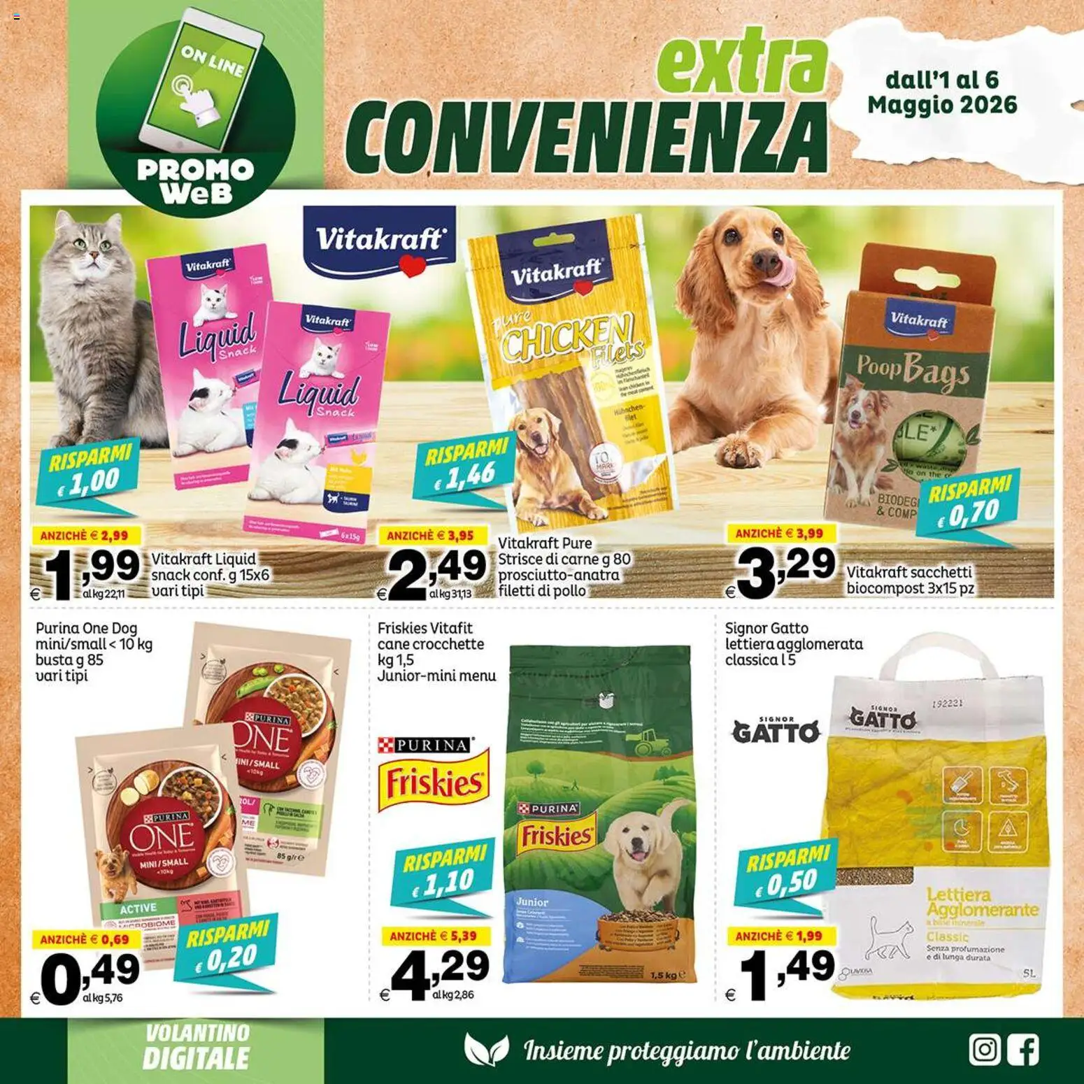 Volantino Elite Supermercati del 01.05.2026 | Pagina: 8 | Prodotti: Pollo, Crocchette