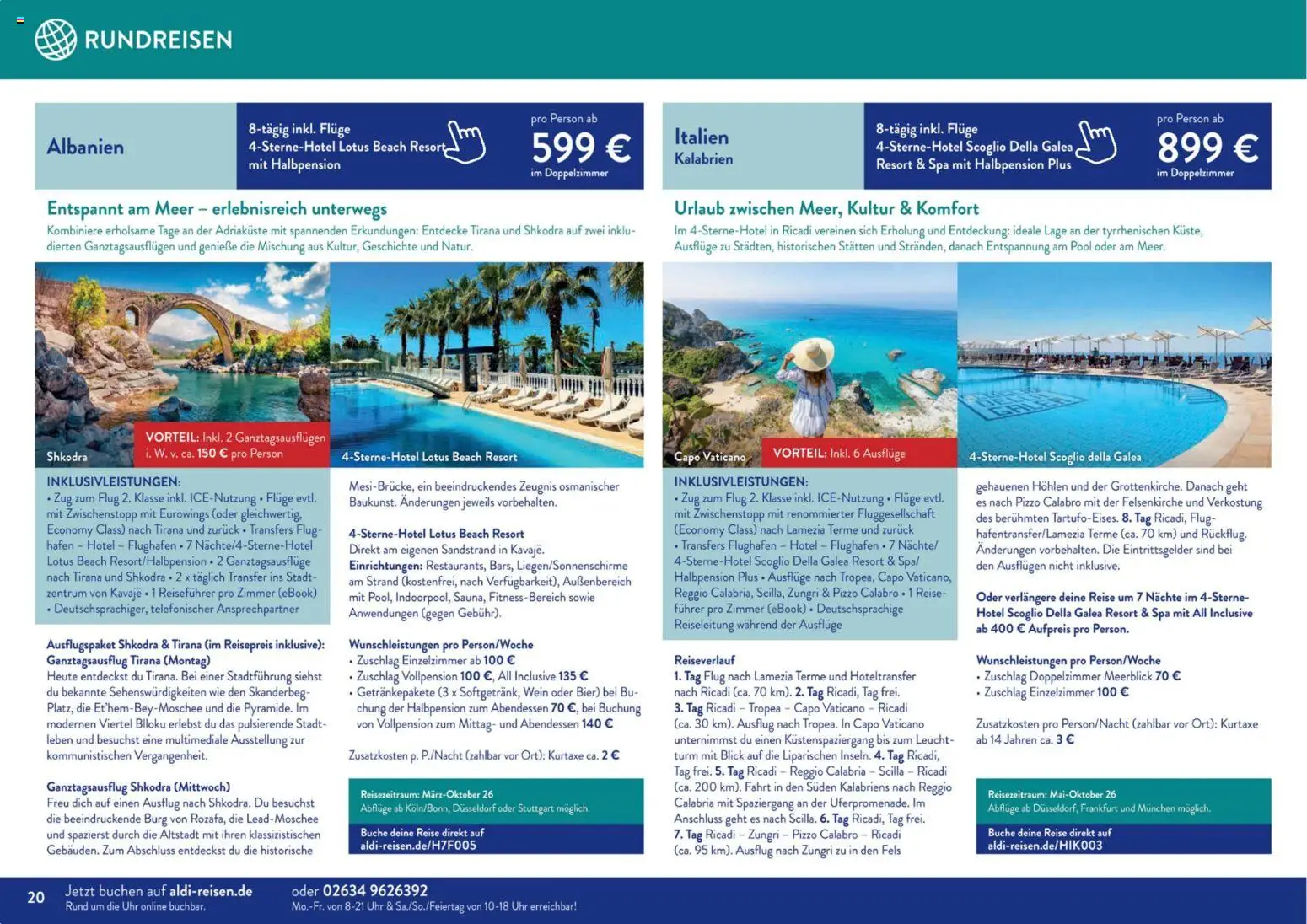 Aldi Reisen Unsere Traumreisen – gültig ab 01.01.2026 | Seite: 20
