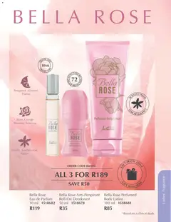 Justine specials catalogue – valid from 01.03.2026 | Page: 52 | Products: Tray, Fragrance, Antiperspirant, Lotion