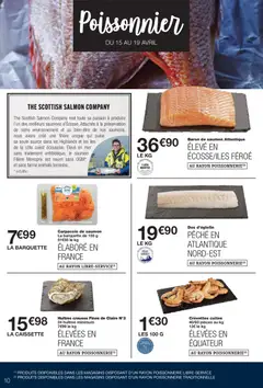 Monoprix - Prévisualisation de Monoprix catalogue valide à partir de 08.04.2026 | Page: 10 | Produits: Huitres creuses, Poissonnerie, Huîtres, Saumon