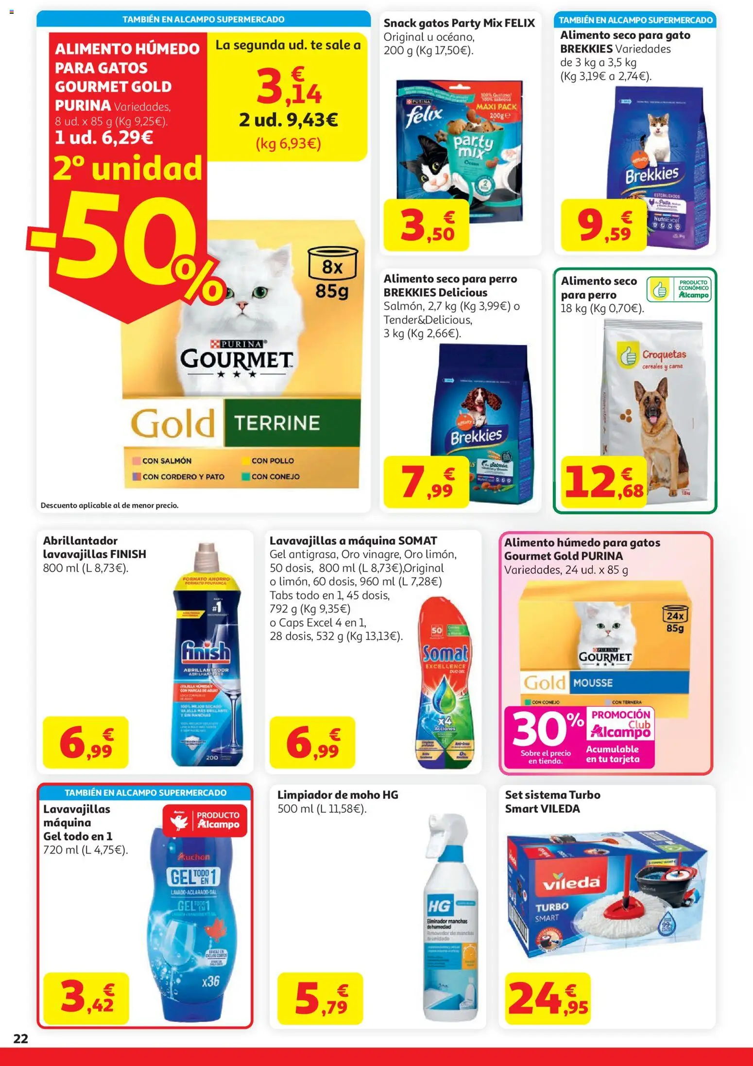 Alcampo HG Unico Mad │ válido desde el 21.04.2026 | Página: 24 | Productos: Mousse, Té, Φίλτρο καφέ, Croquetas