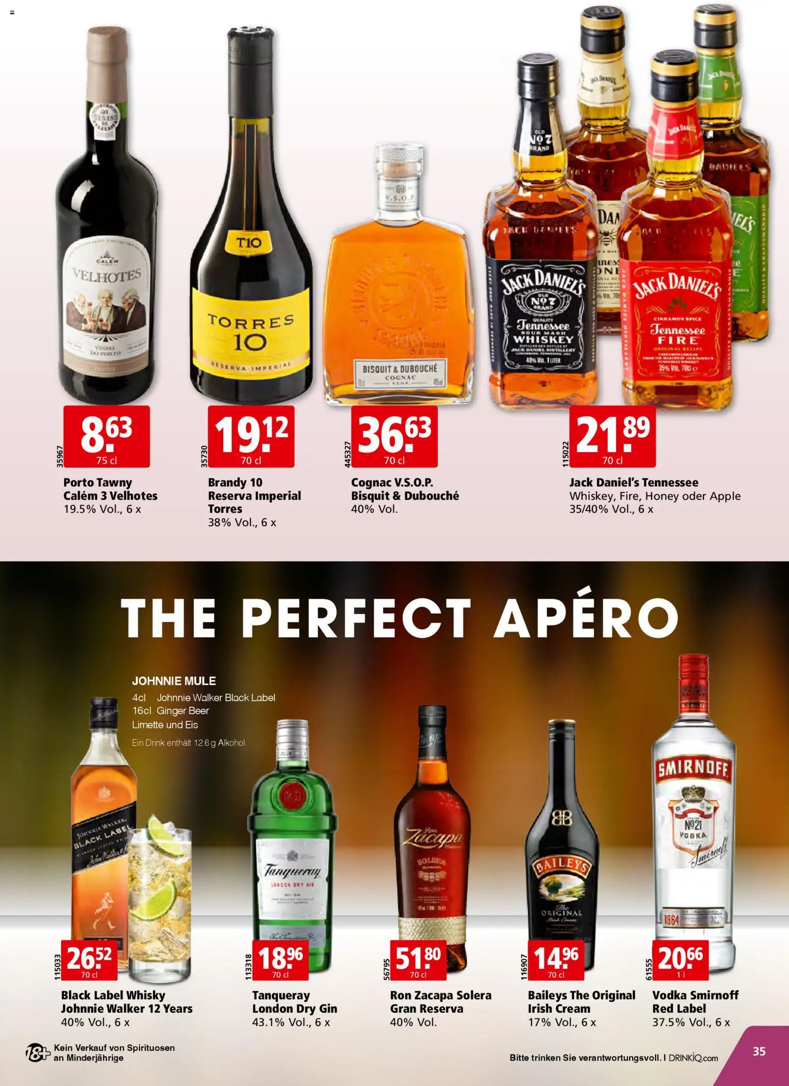 Aligro Aktionen – gültig ab 24.11.2025 | Seite: 35 | Produkte: Gin, Limette, Whiskey, Apple