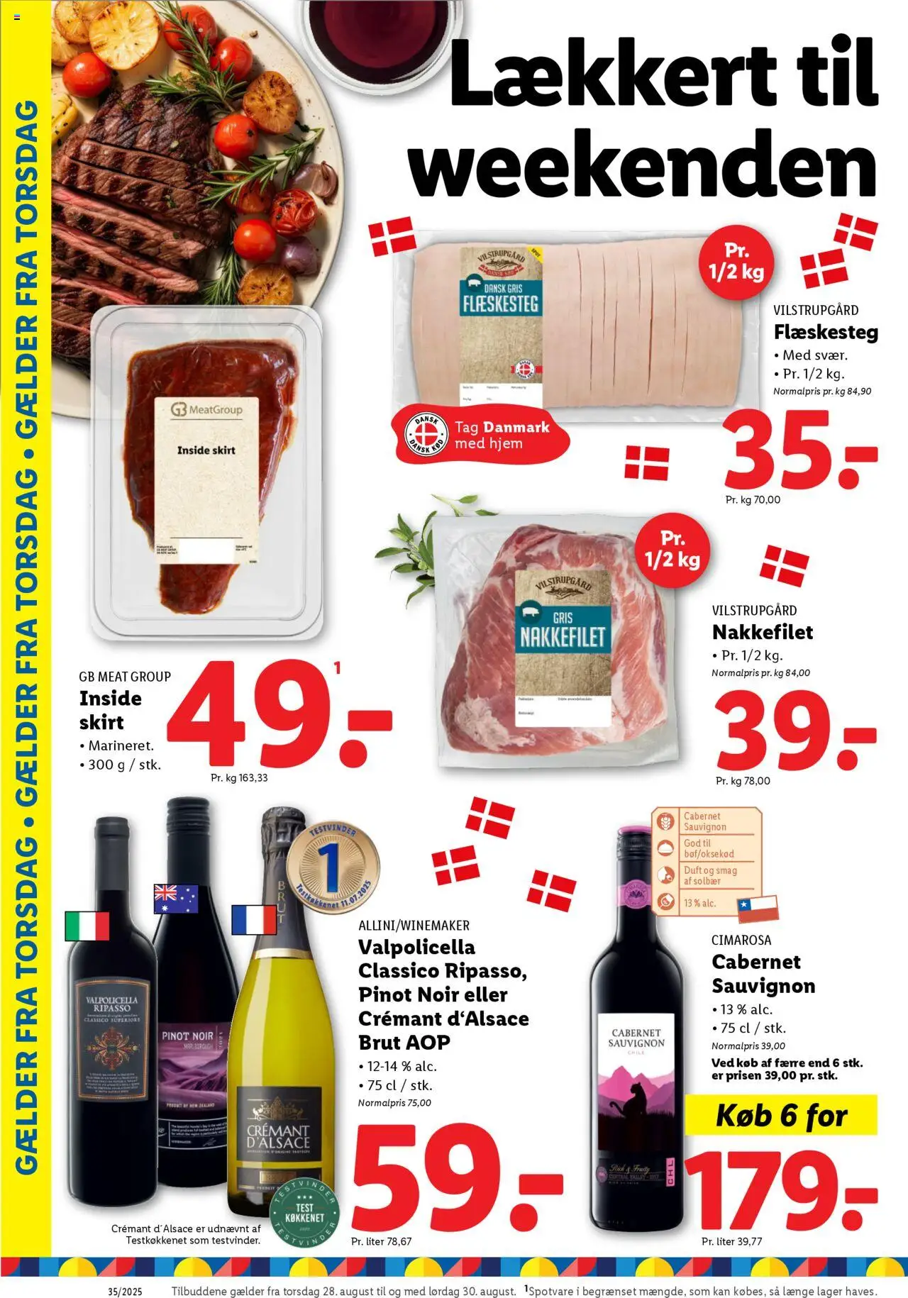 Lidl Tilbudsavis gyldig fra 24.08.2025 | Side: 26 | Produkter: Flæskesteg, Nakkefilet, Solbær, Søm