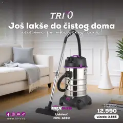 Tri O Nexsas usisivač - pregled Tri O kataloga - važi od 12.10.2025