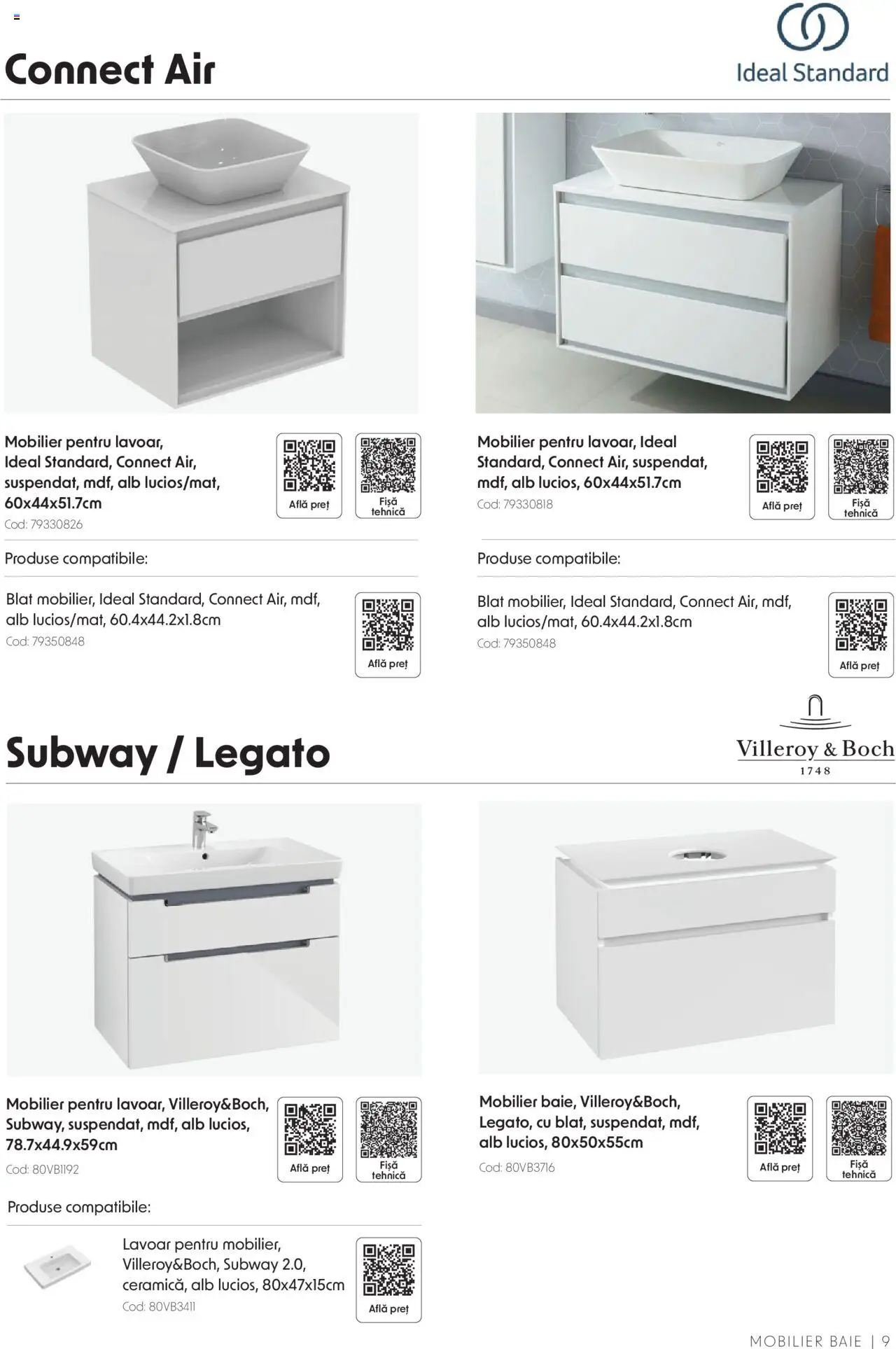 Catalog Romstal – valabil de la 25.11.2024 | Pagină: 9 | Produse: Lavoar