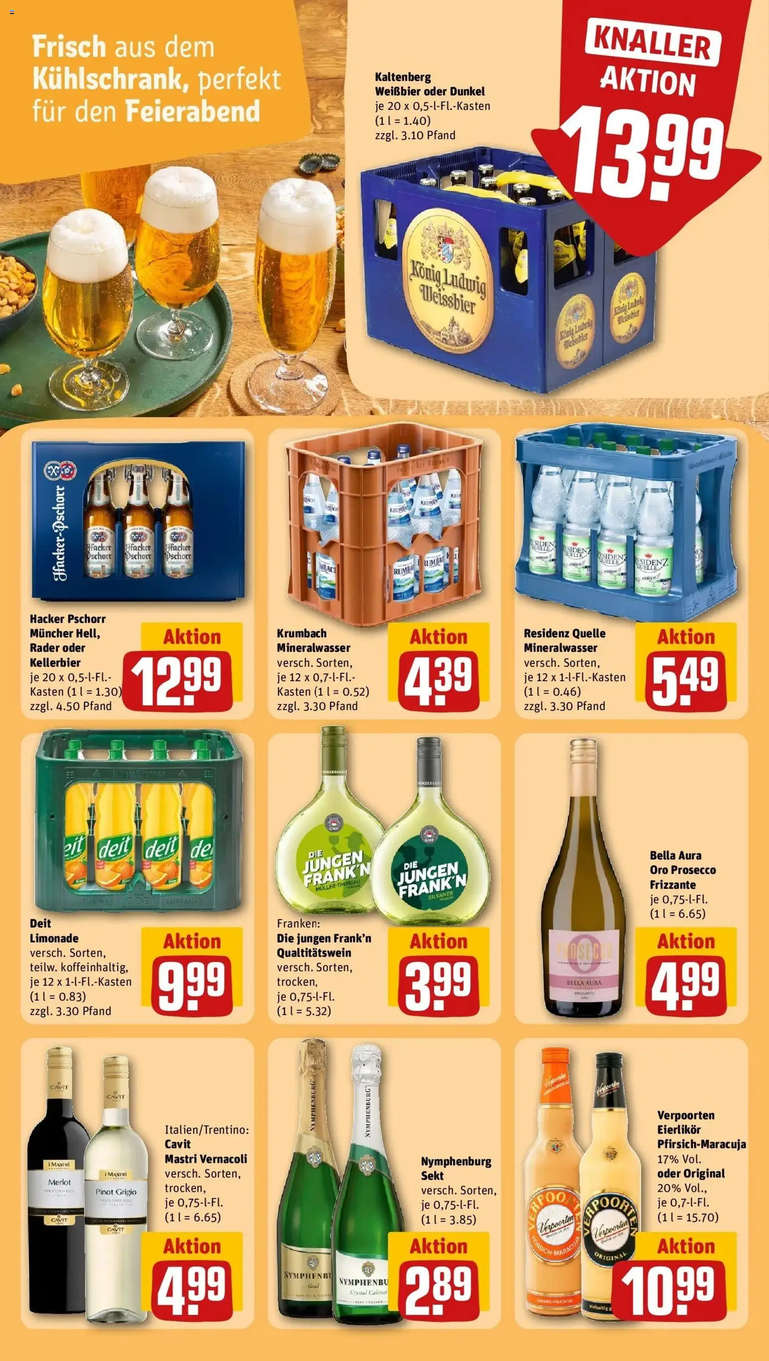 Rewe prospekt Burglengenfeld	 – gültig ab 09.02.2026 | Seite: 25 | Produkte: Sekt, Merlot, Limonade, Mineralwasser