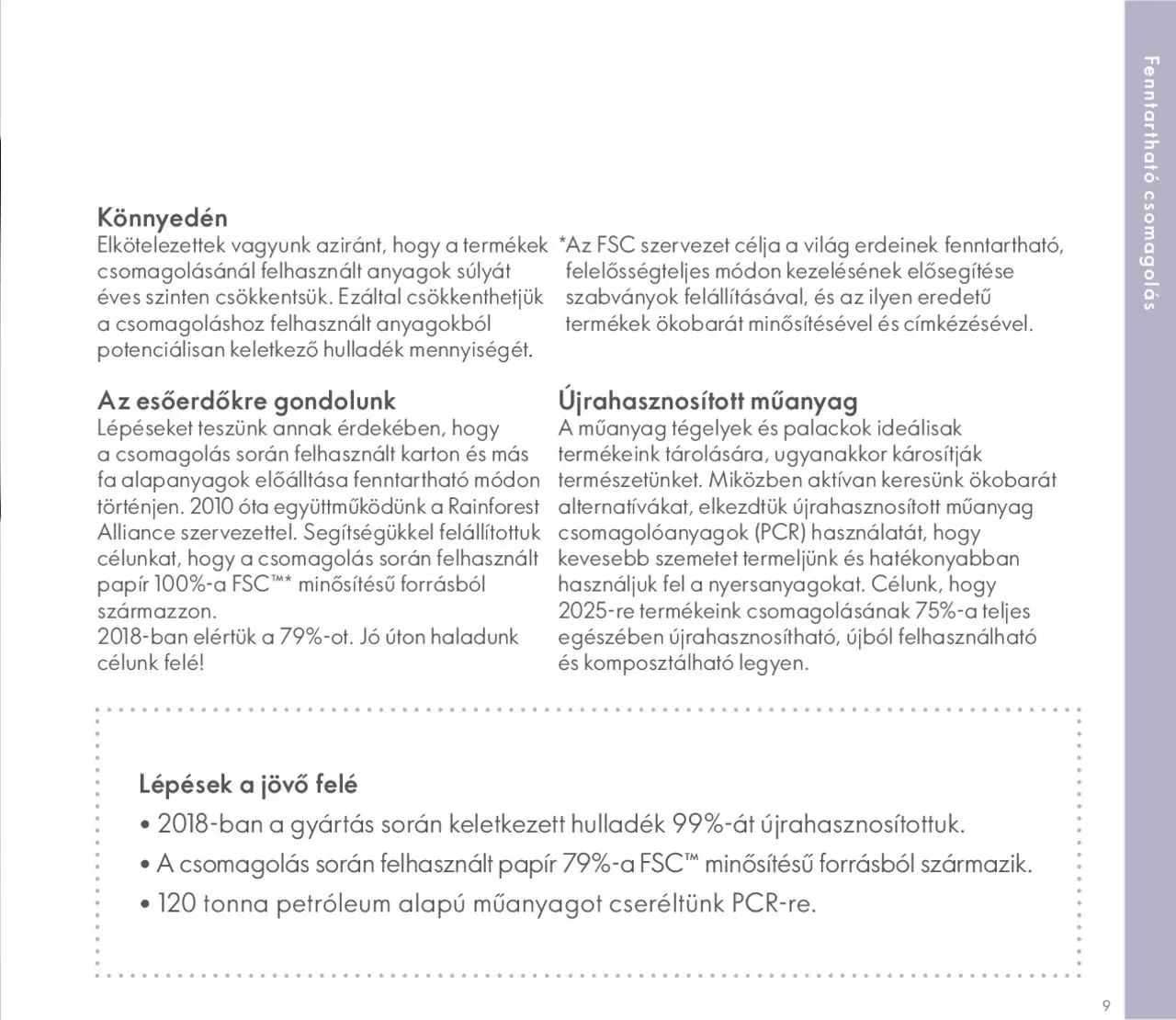 Oriflame akciós ujság - amely érvényes a következő dátumtól: 27.05.2020 | Oldal: 9