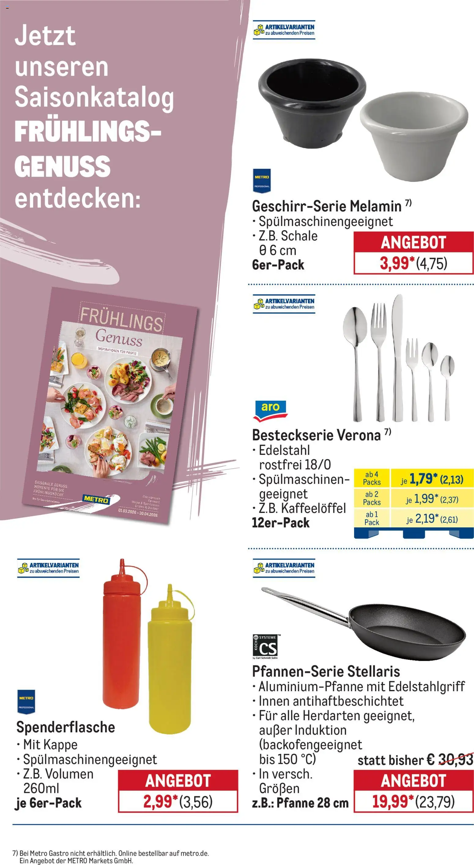 Metro Monats-Menü – gültig ab 01.04.2026 | Seite: 31 | Produkte: Kappe