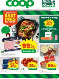 Coop - Knäred - Förhandsvisning av reklamblad från butik Coop aktuell från 18.08.2025