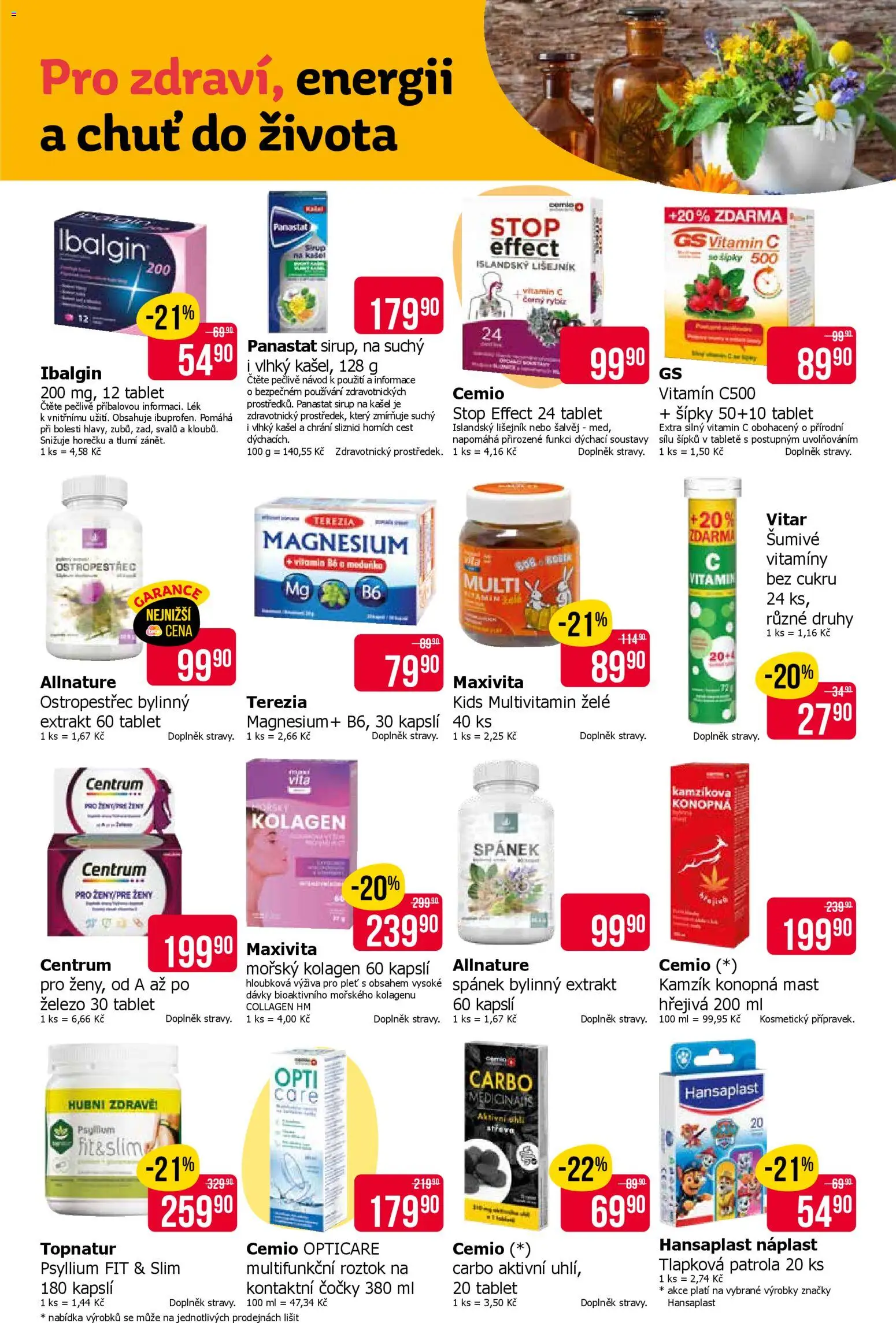 TETA Drogerie leták od 12.03.2026 | Strana: 13 | Produkty: Náplast, Roztok na kontaktní čočky, Šipky, Vitamíny