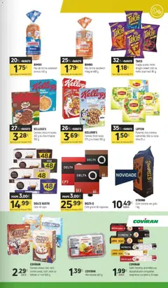 Pré-visualização Coviran folheto válido de 02.12.2025 | Página: 9 | Produtos: Pão de forma, Delta q, Chá, Milho