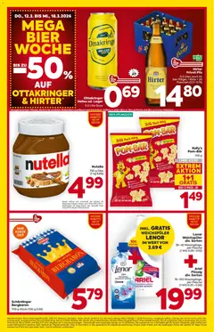 Billa - Flugblatt ab 12.03.2026 gültig | Seite: 20 | Produkte: Wasser, Bier, Weichspüler