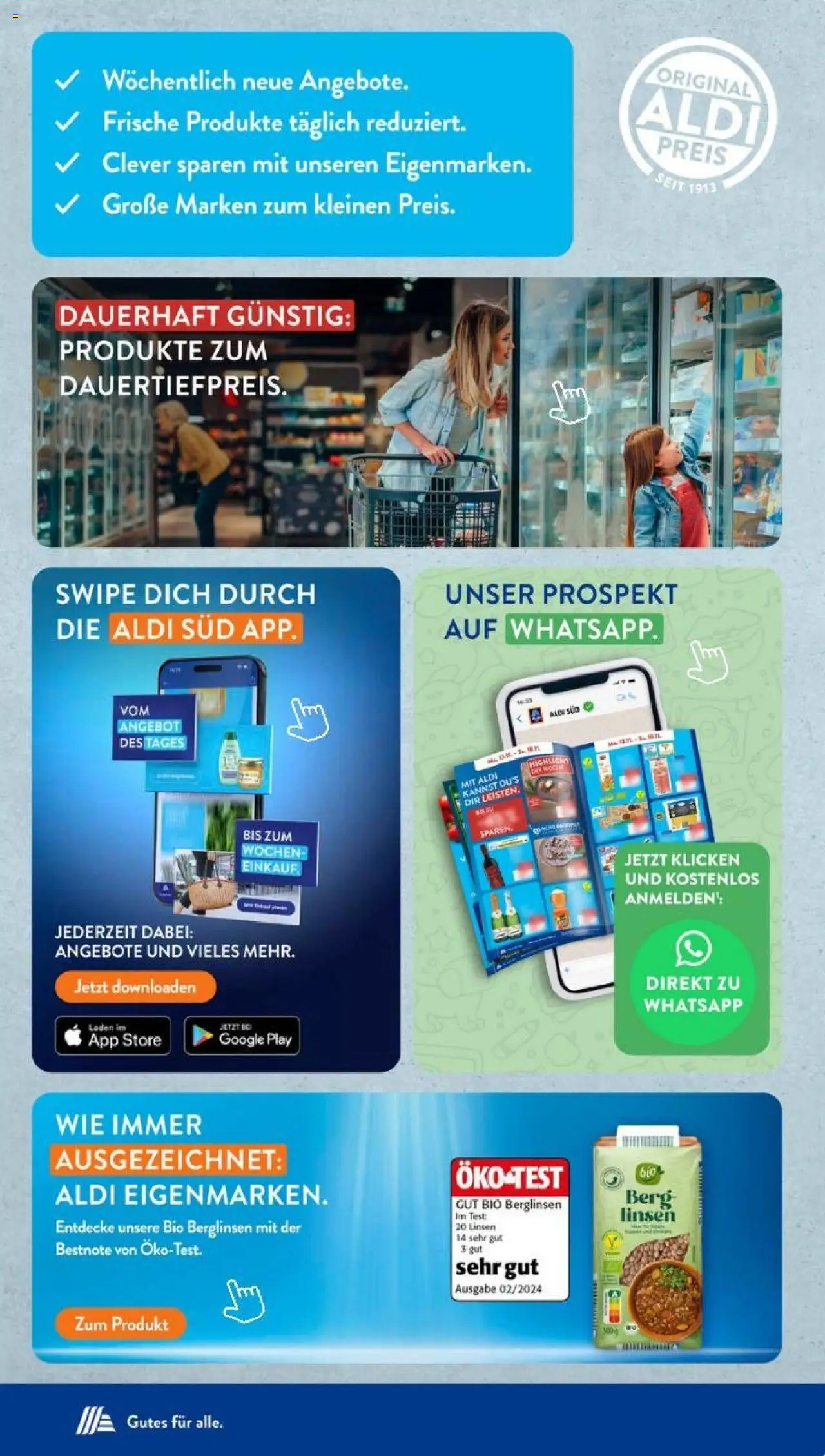 Aldi Süd Prospekt 	 – gültig ab 13.10.2025 | Seite: 3 | Produkte: Schlafsack, Wasser, Overall, Home creation