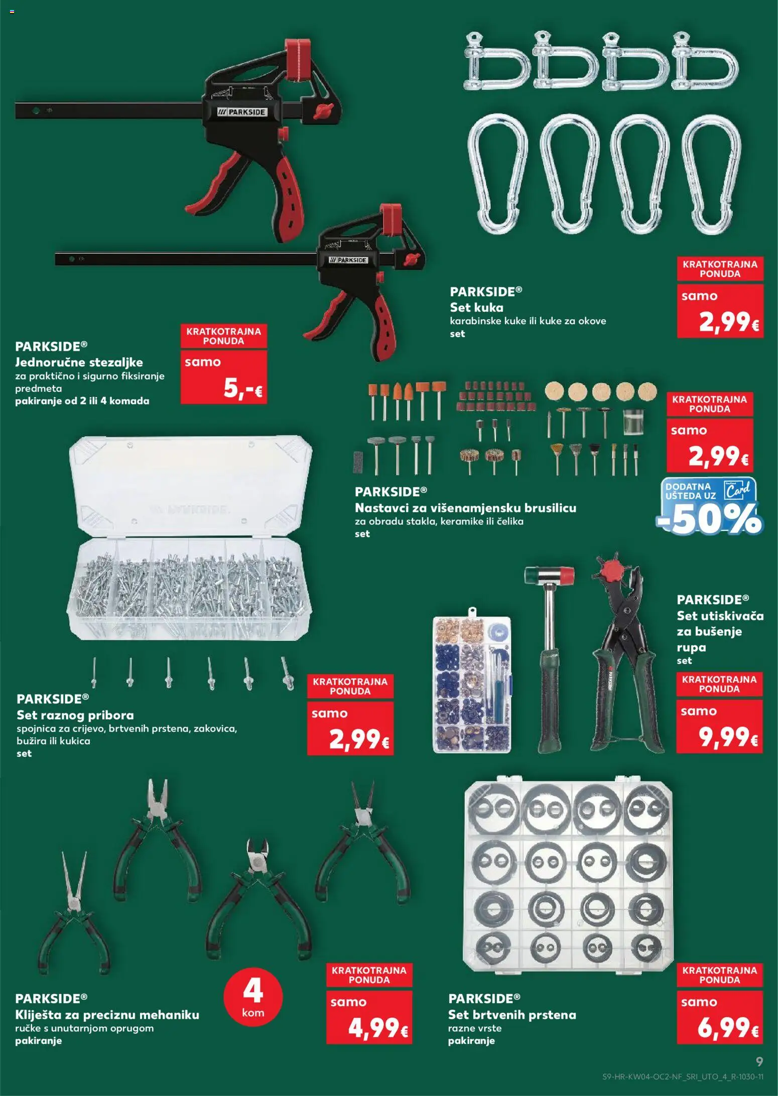 Kaufland katalog | vrijedi od 21.01.2026 | Stranica: 9 | Proizvodi: Kliješta, Parkside