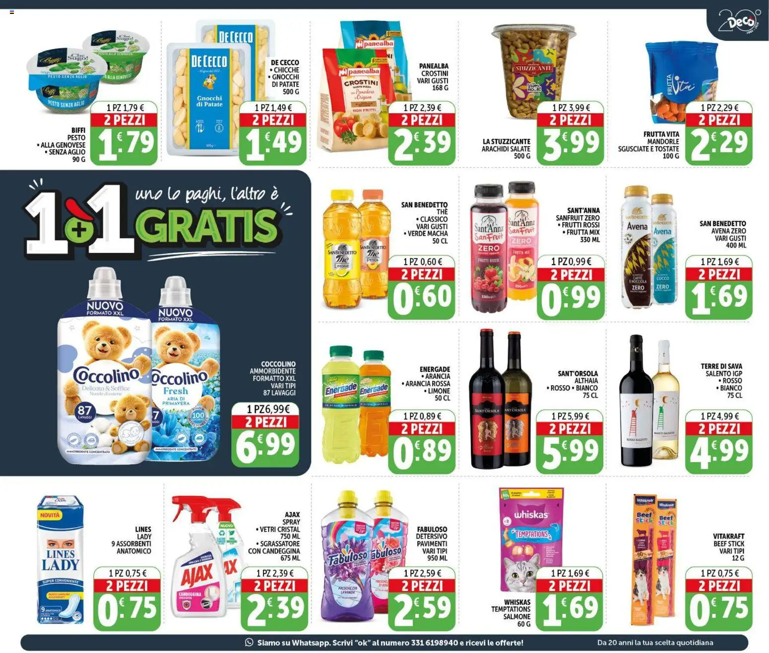 Volantino Decò del 09.04.2026 | Pagina: 3 | Prodotti: Caffè, Ammorbidente, Candeggina, Limone