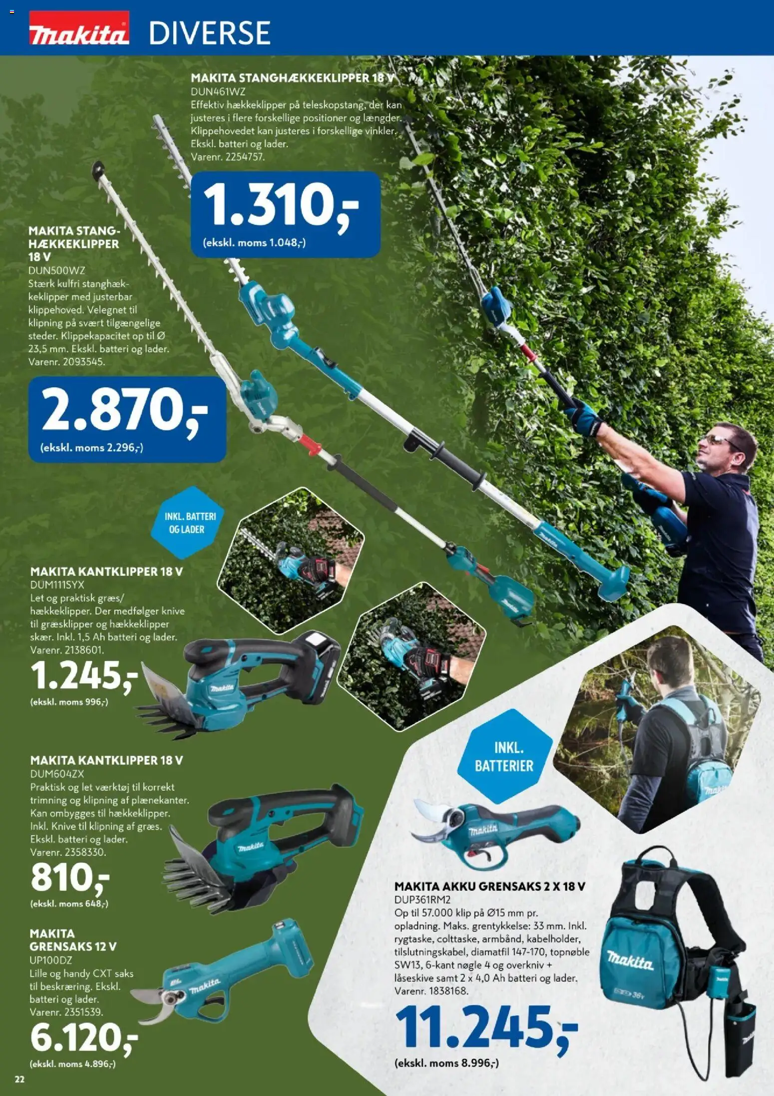 Davidsen tilbudsavis – gyldig fra 08.04.2025 | Side: 22 | Produkter: Batterier, Batteri