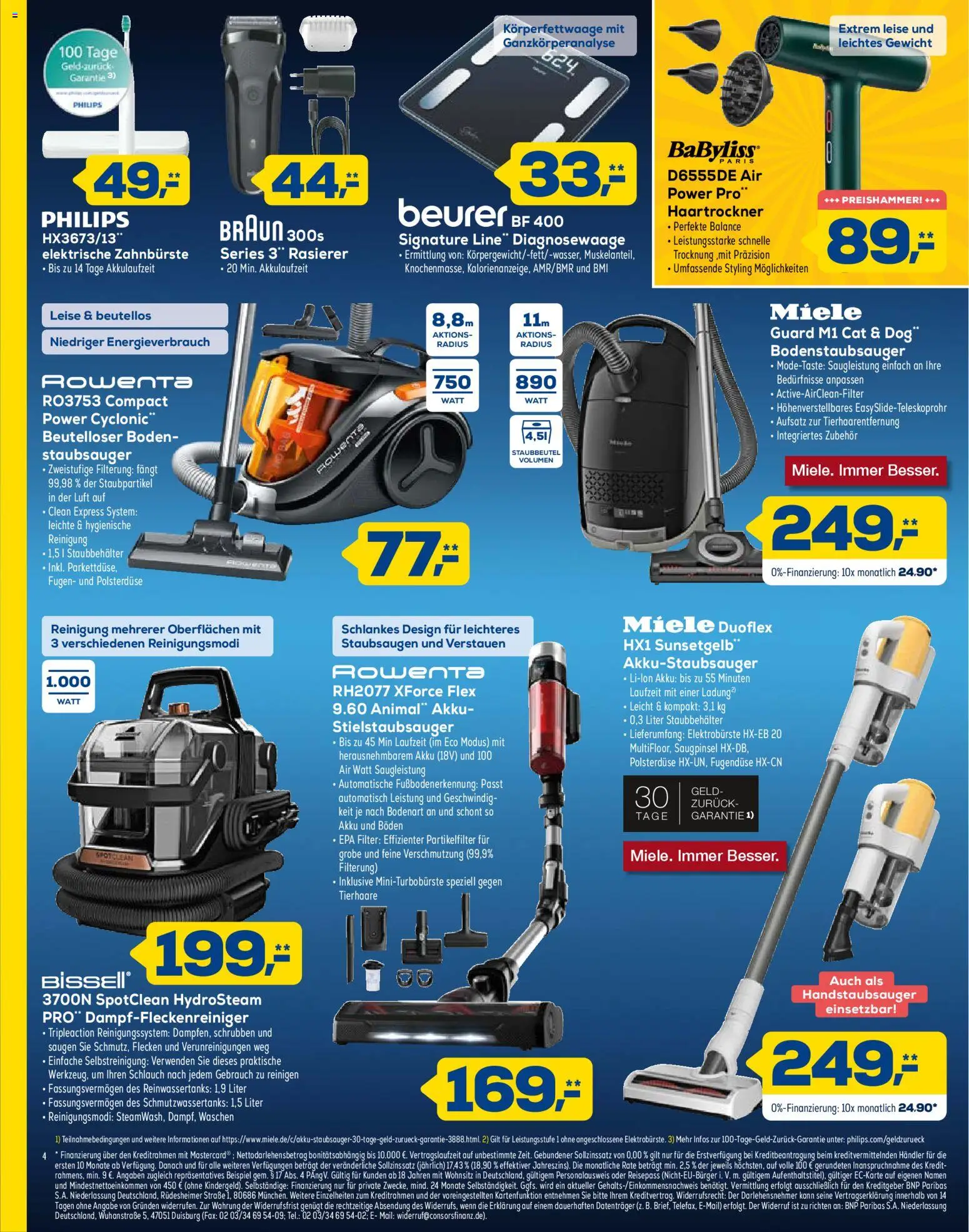 Euronics Prospekt 	 – gültig ab 10.01.2026 | Seite: 4 | Produkte: Philips, Gewicht, Staubsauger, Zahnbürste