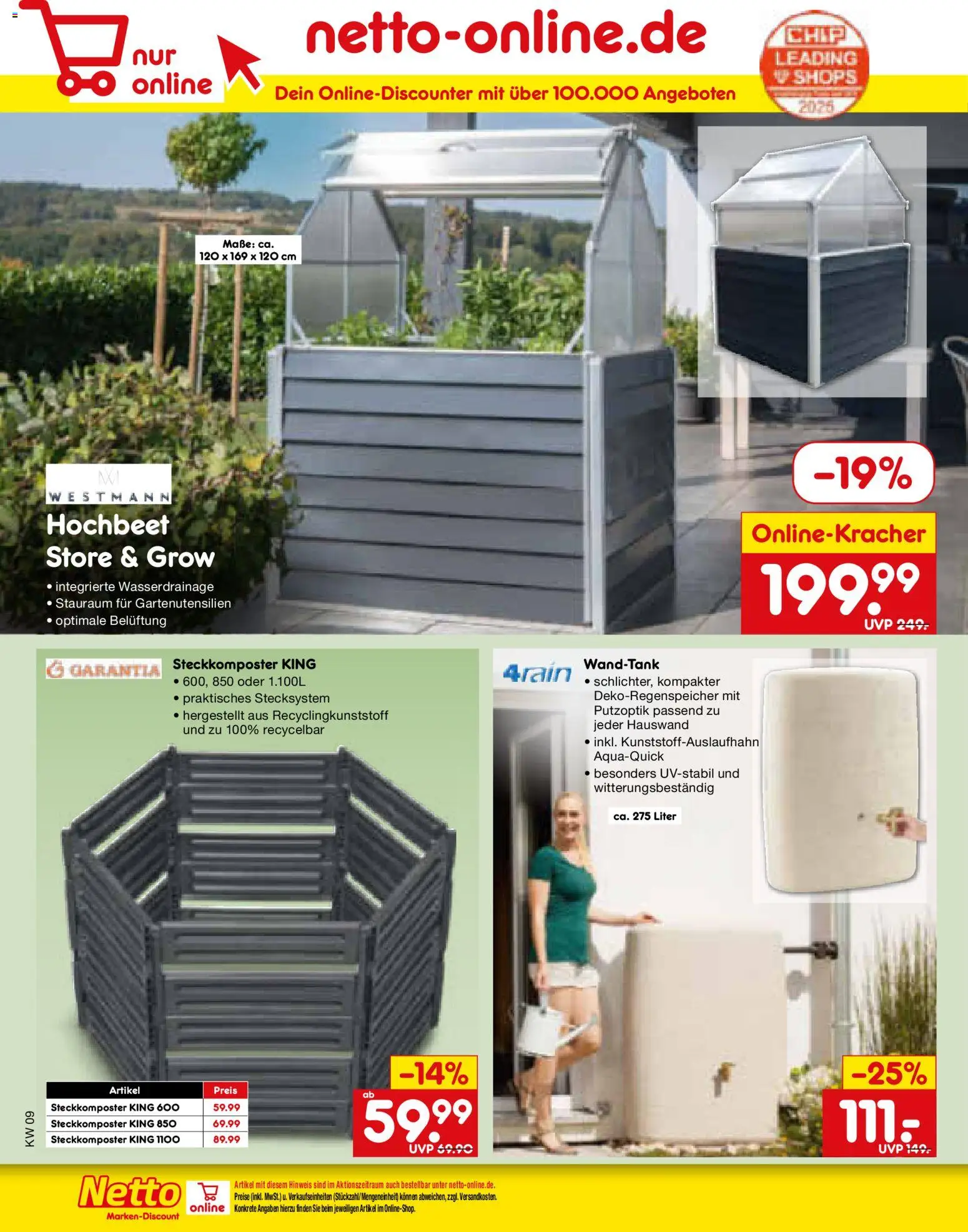 Netto Marken-Discount Prospekt 	 – gültig ab 23.02.2026 | Seite: 40 | Produkte: Hochbeet