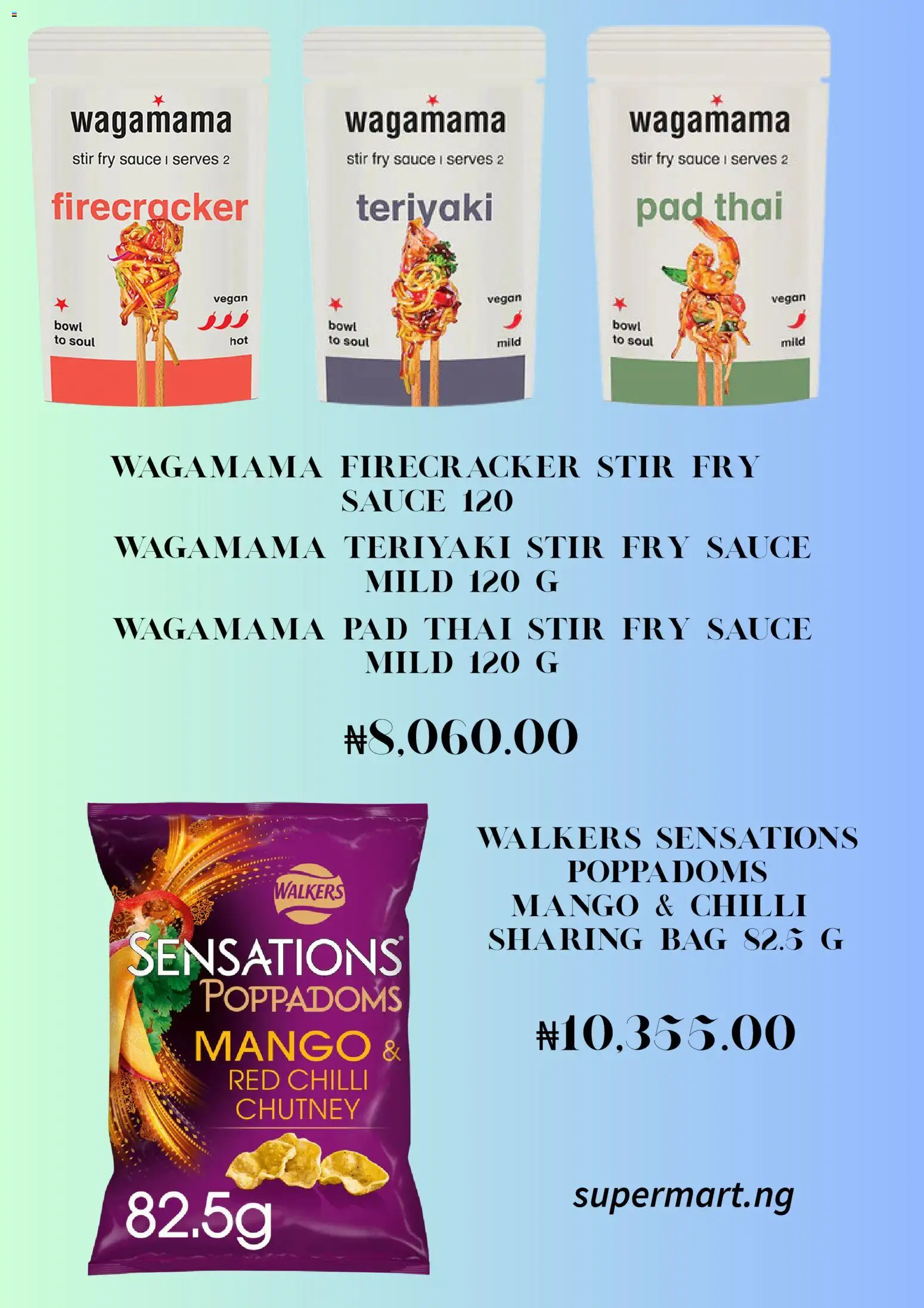 Supermart Catalogue valid from 08.11.2025 | Page: 5 | Products: Chilli, Mango, Sauce, Bag