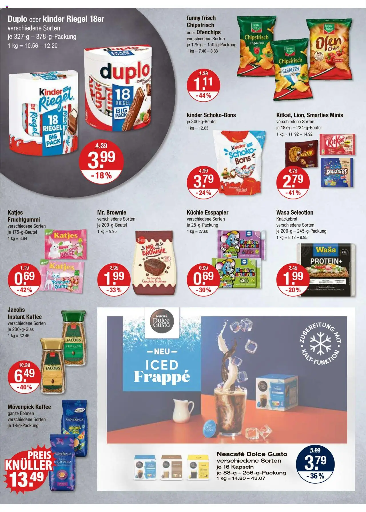 V-Markt - München - gültig ab dem 31.07.2025 | Seite: 8 | Produkte: Nescafe, Smarties, Funny frisch, Katjes