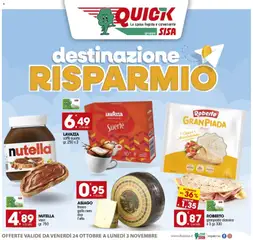 Anteprima del volantino SISA Quick catalogo valido a partire dal 24.10.2025