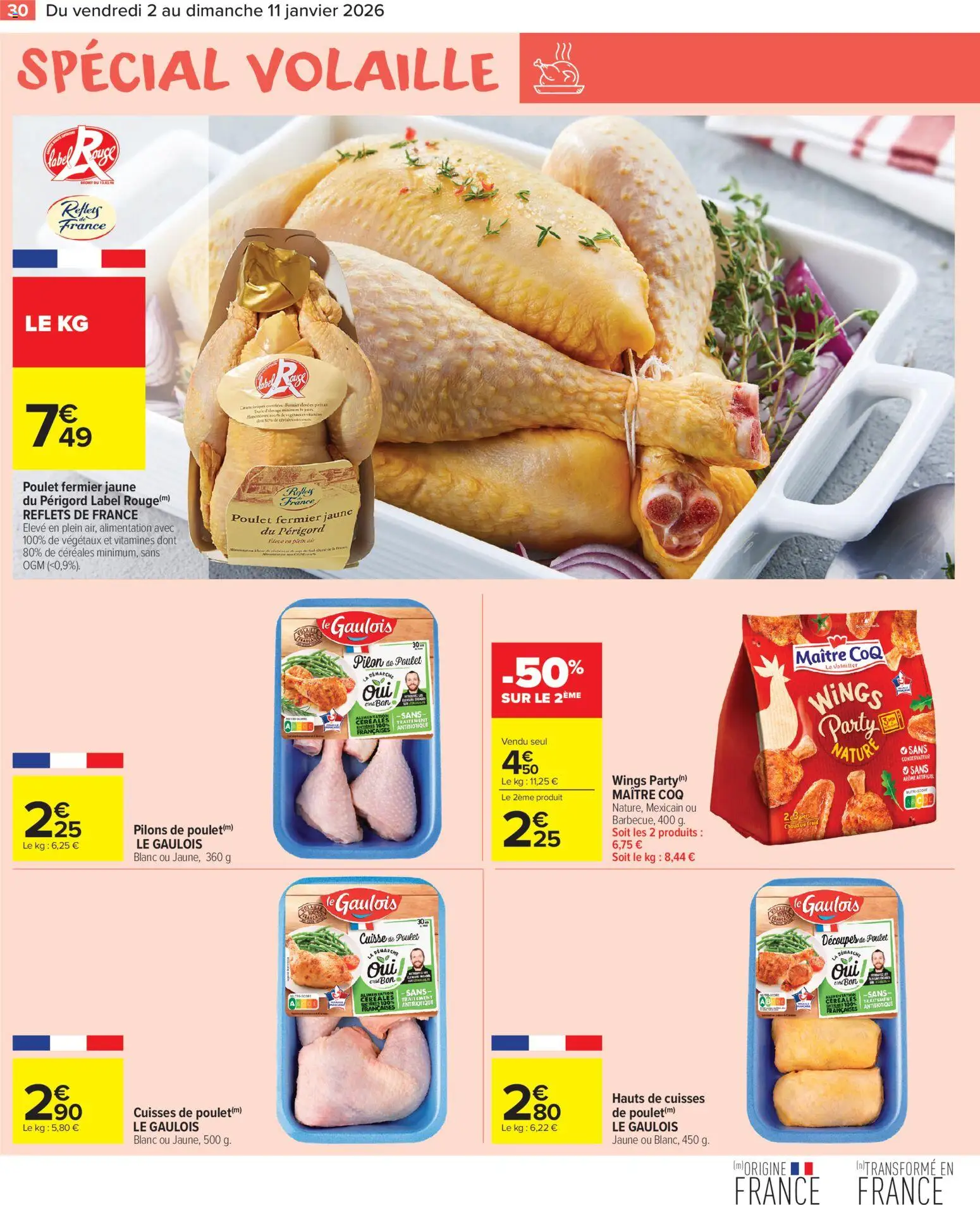 {H1} | Page: 32 | Produits: Volaille, Cuisse de poulet, Céréales
