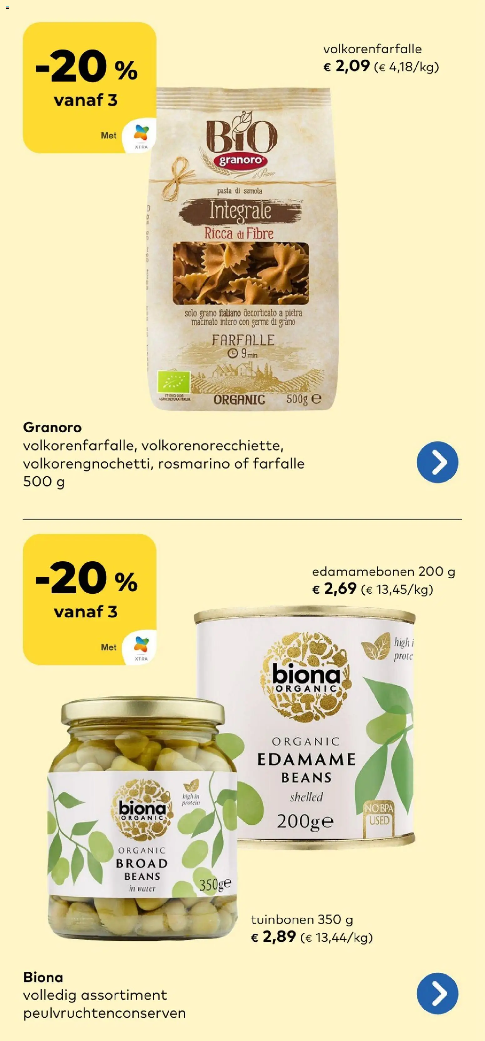 {H1} | Pagina: 9 | Producten: Pasta