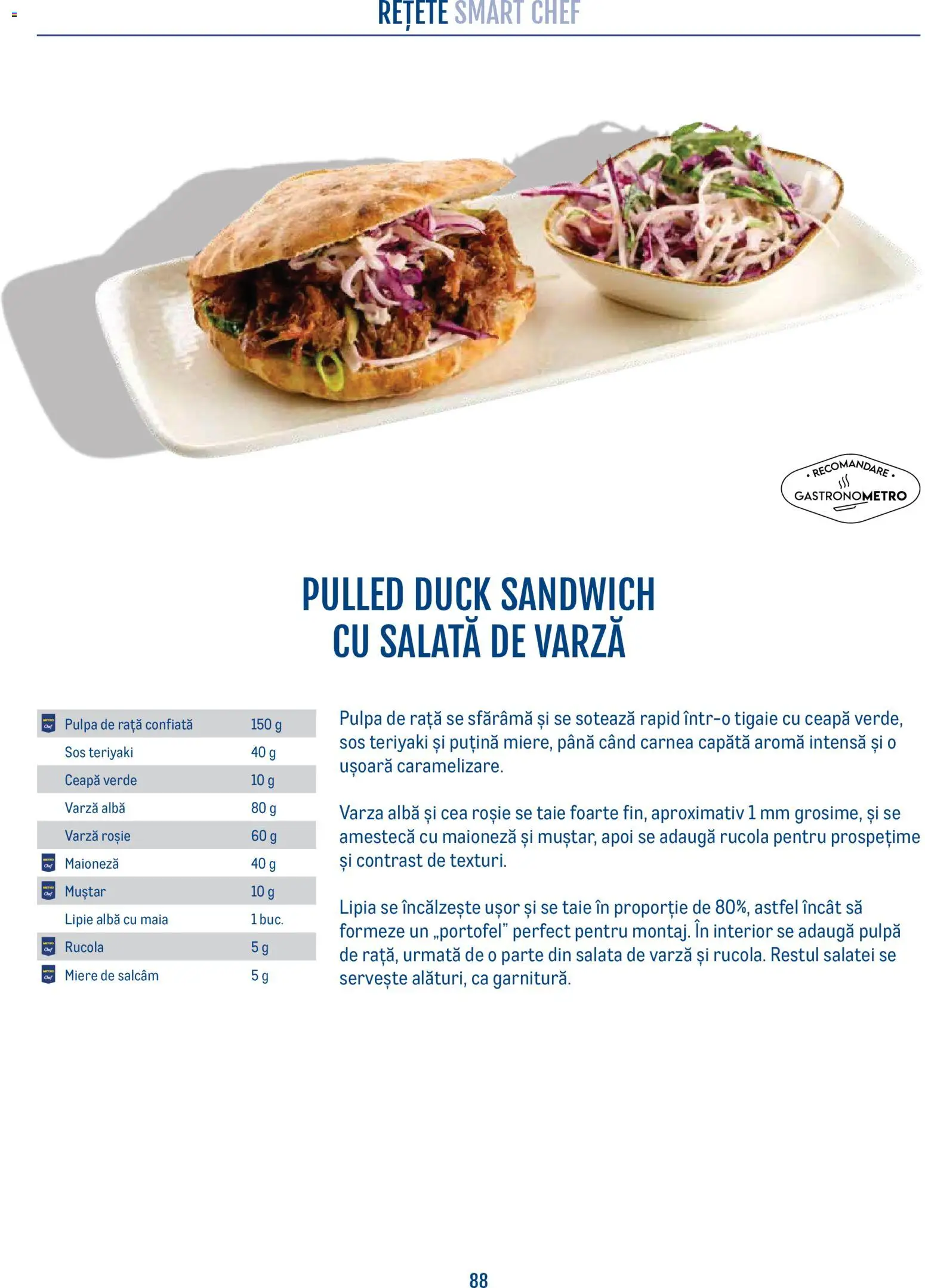 Noul catalog Metro – valabil de la 21.04.2026 | Pagină: 88 | Produse: Rață, Muștar, Salată, Sos