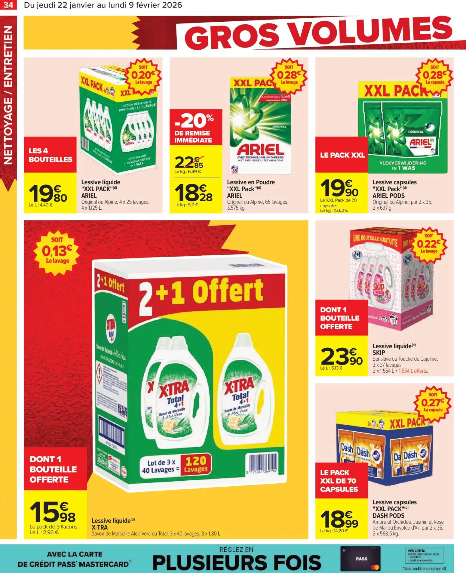 {H1} | Page: 36 | Produits: Ariel, Savon de marseille, Poudre, Lessive en poudre