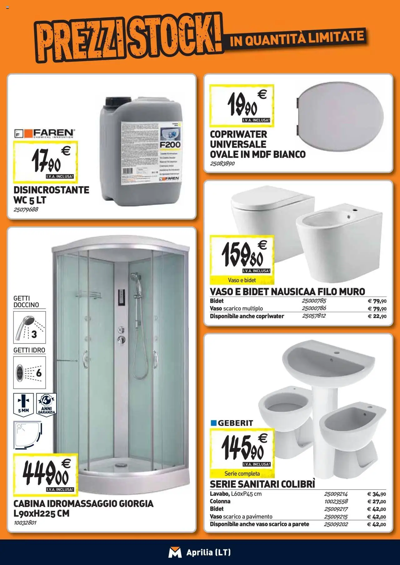 Volantino TECNOMAT del 27.08.2025 | Pagina: 3 | Prodotti: Pavimento, WC, Vaso