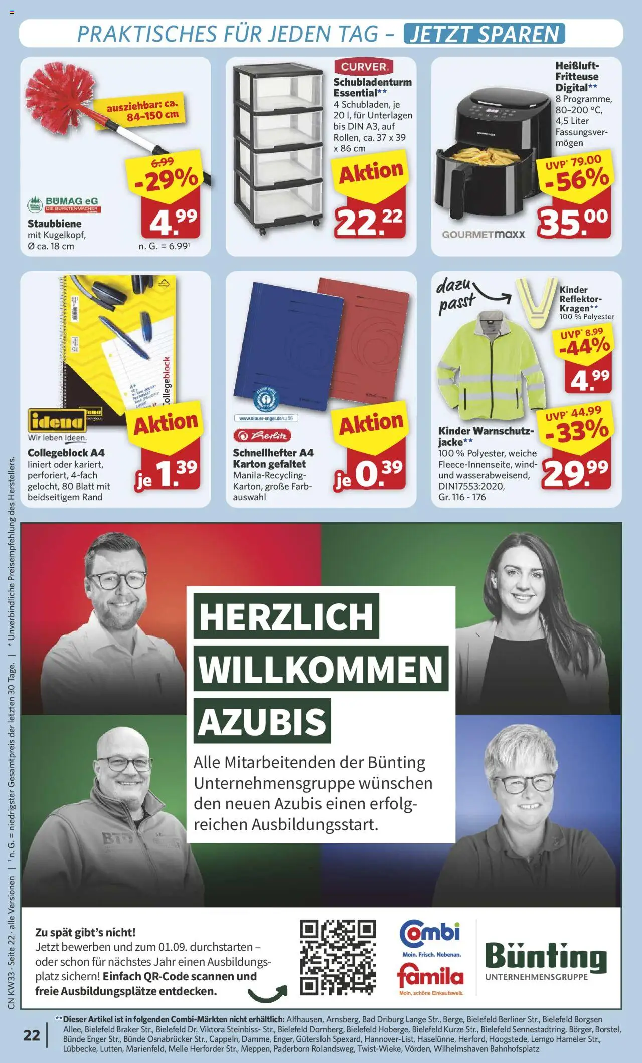 Combi Prospekt 	 - gültig ab dem 11.08.2025 | Seite: 28 | Produkte: Berliner, Bad, Jacke, Fritteuse